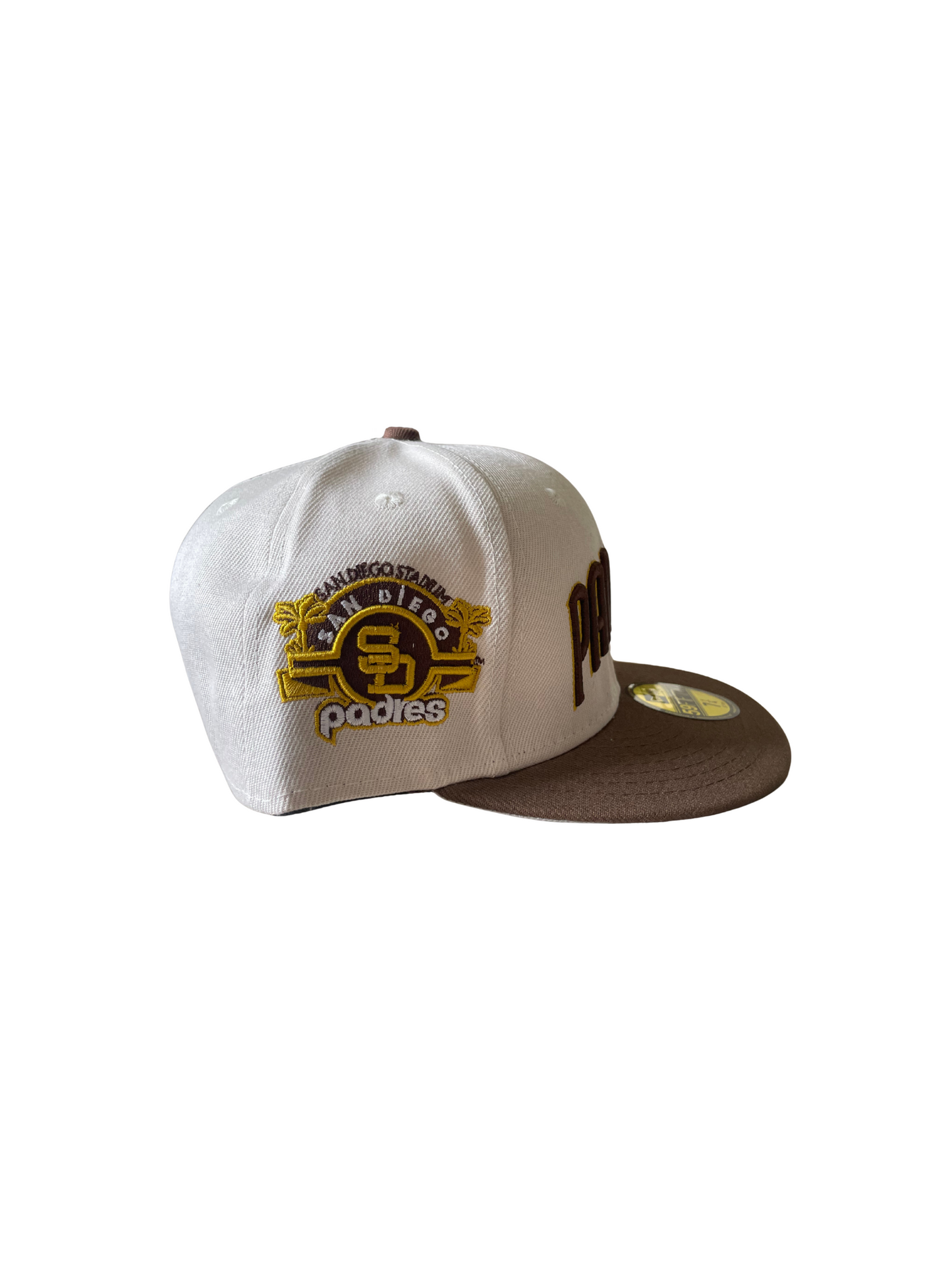 San Diego Padres Fitted Cap Cream