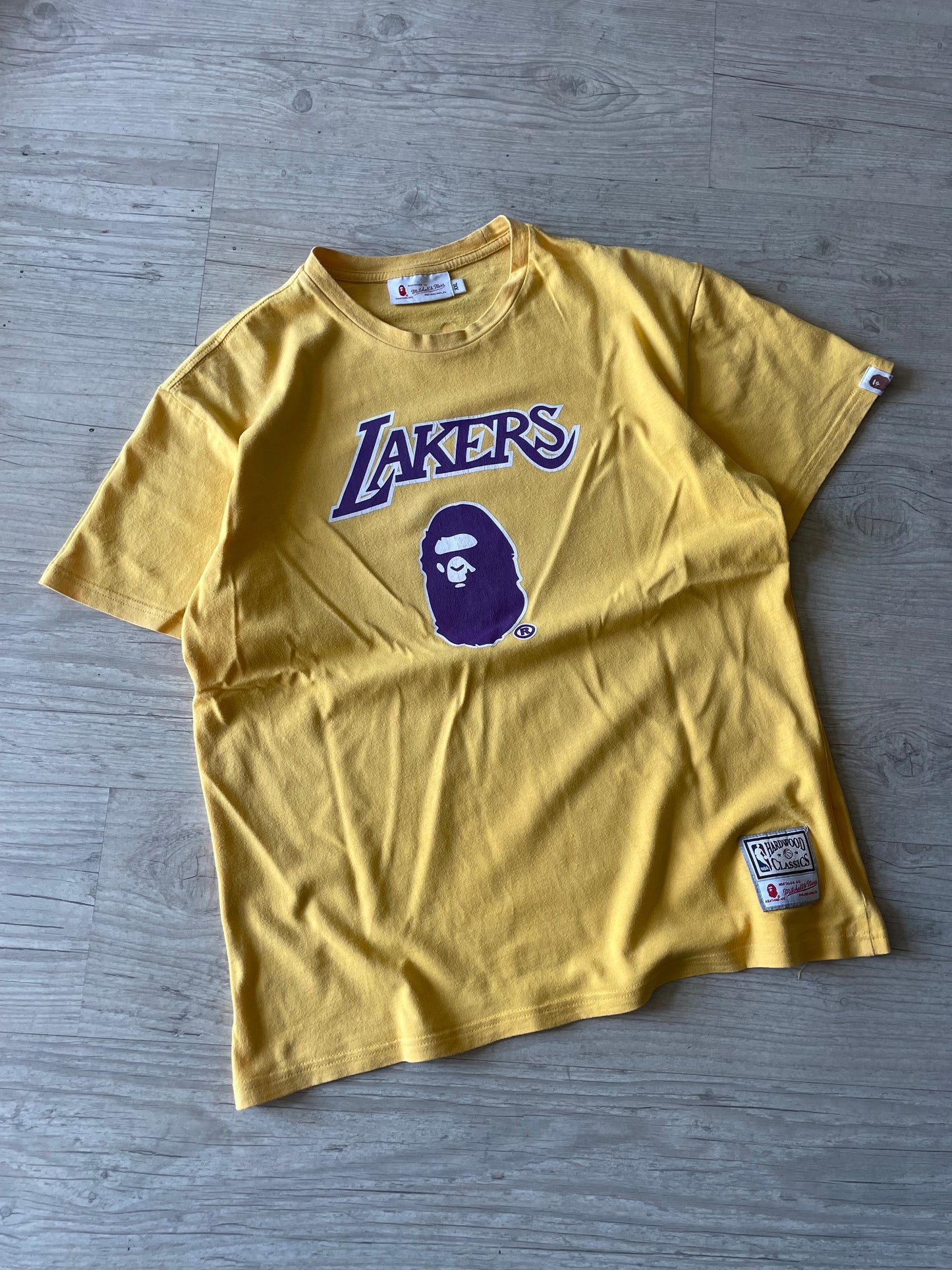 Bape x Mitchell & Ness Lakers T-shirt