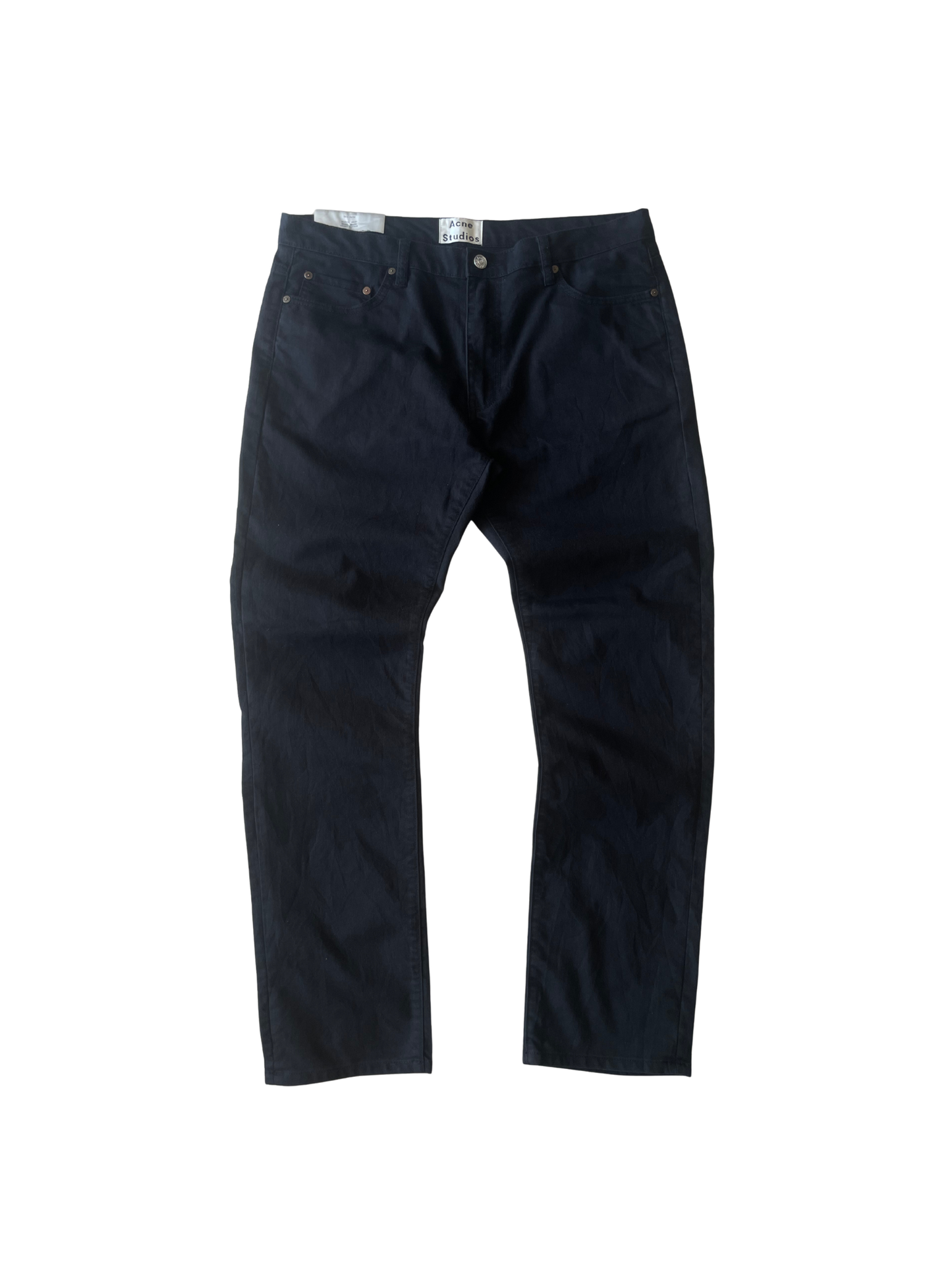 Acne Studios Stockholm Slim Black Jeans