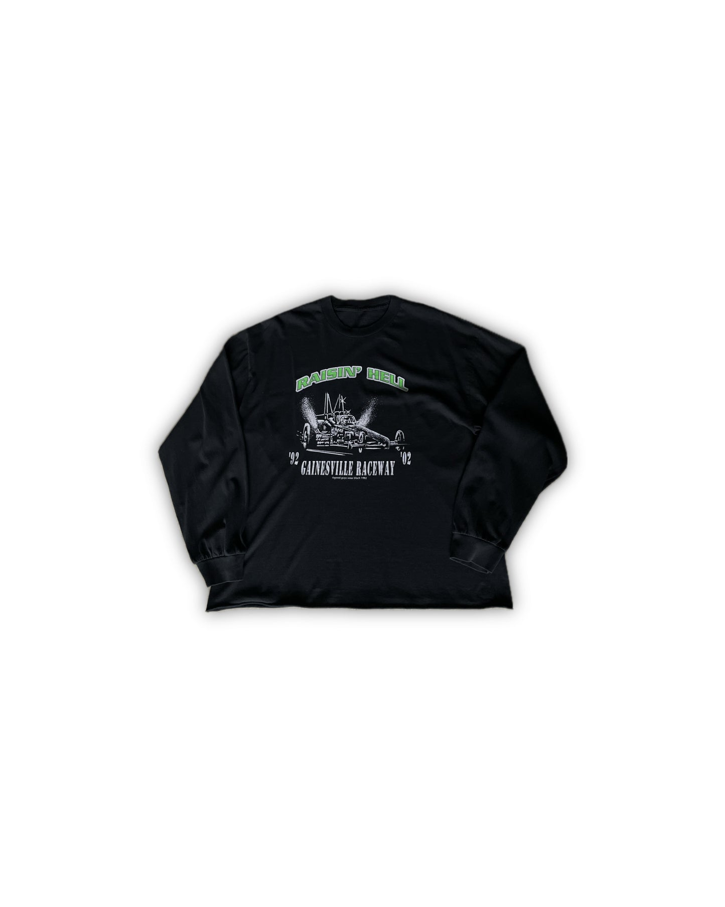 Raisin Hell Vintage Long Sleeve Cropped T-shirt