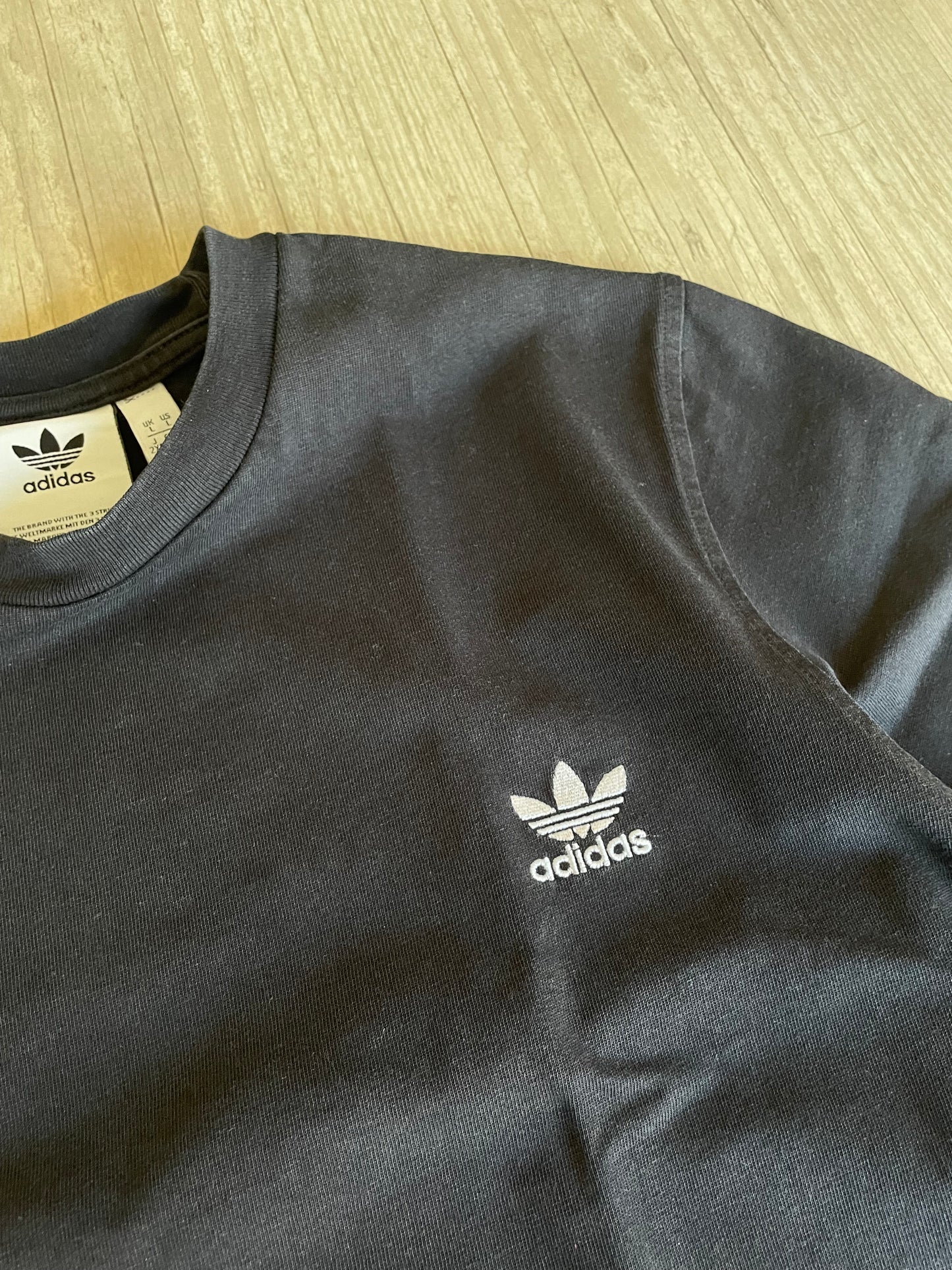 Adidas Trefoil Logo Black T-shirt