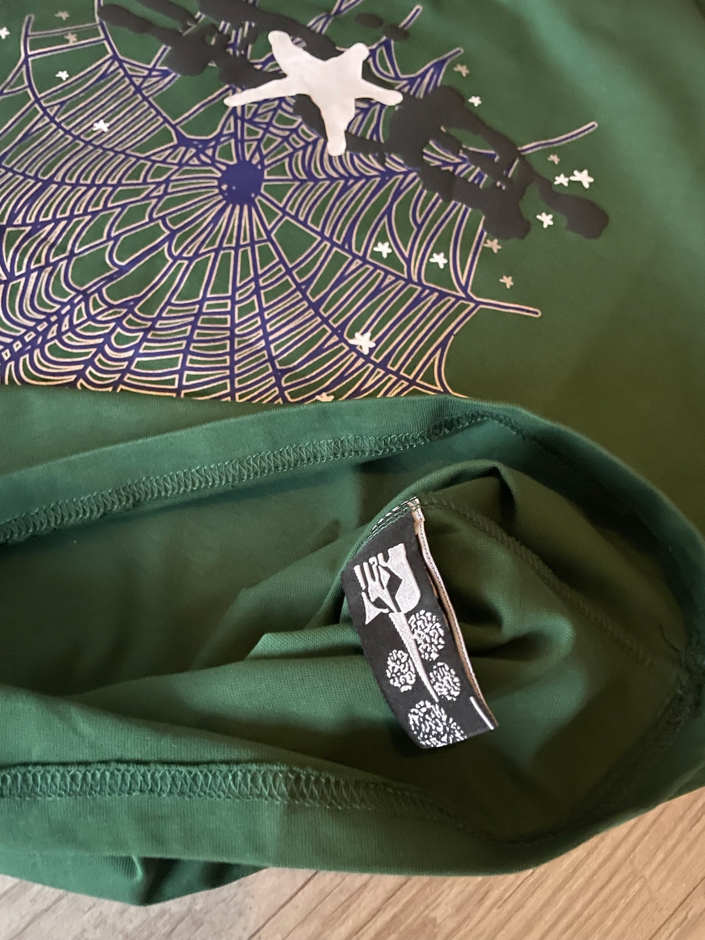 Sp5der Green Web T-shirt