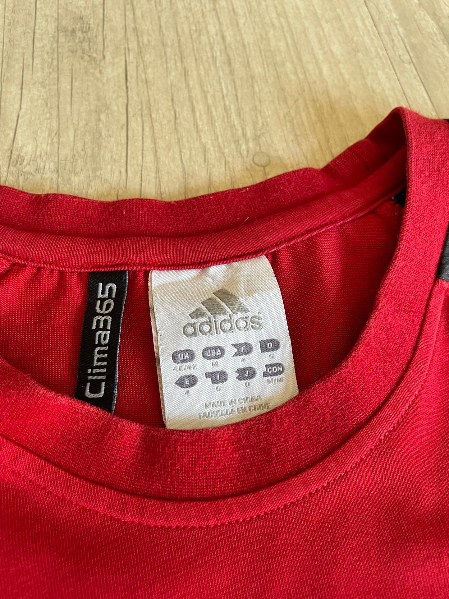 Adidas Vintage Red Training T-shirt