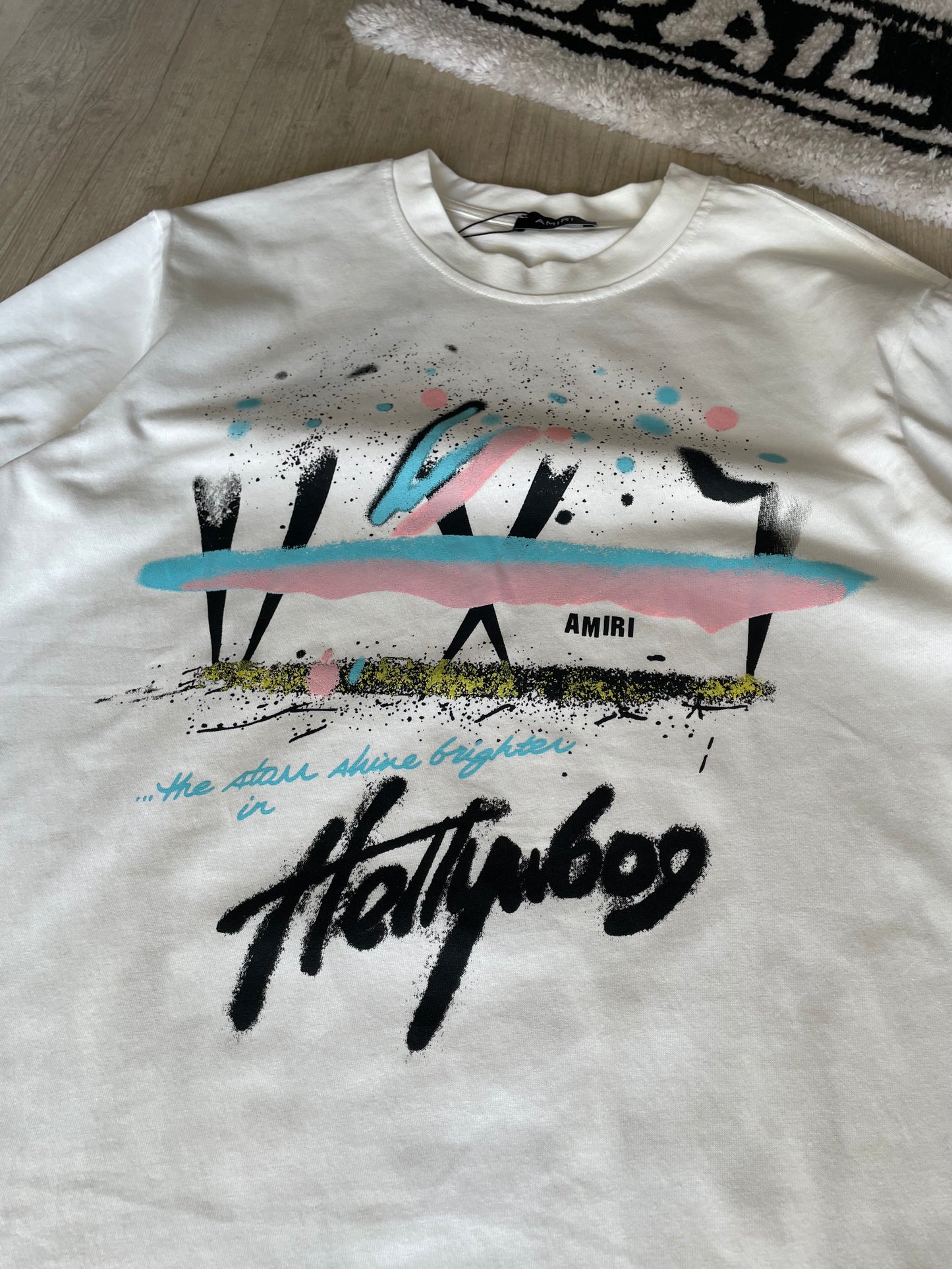 Amiri Hollywood Spray Print T-shirt