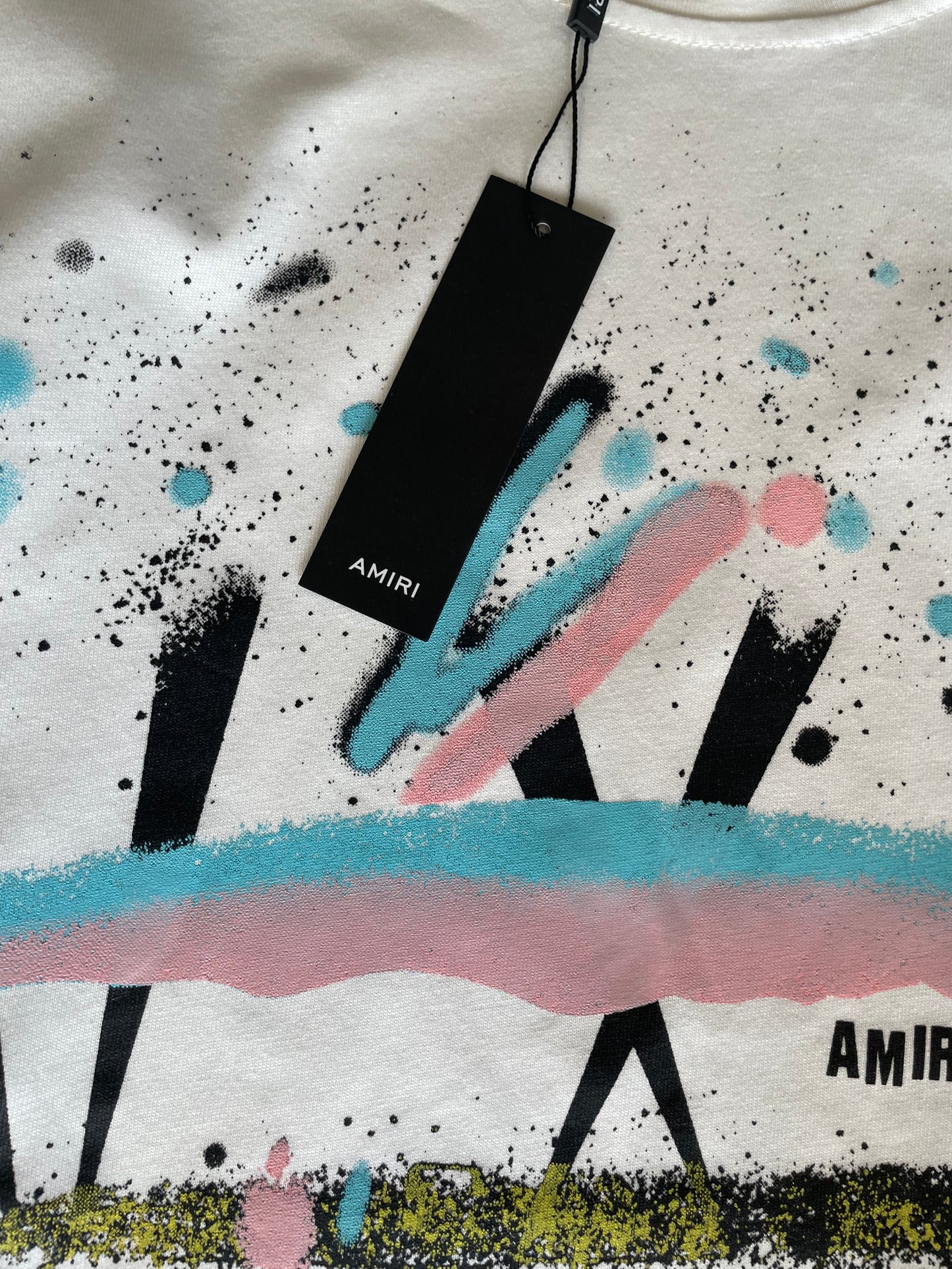 Amiri Hollywood Spray Print T-shirt