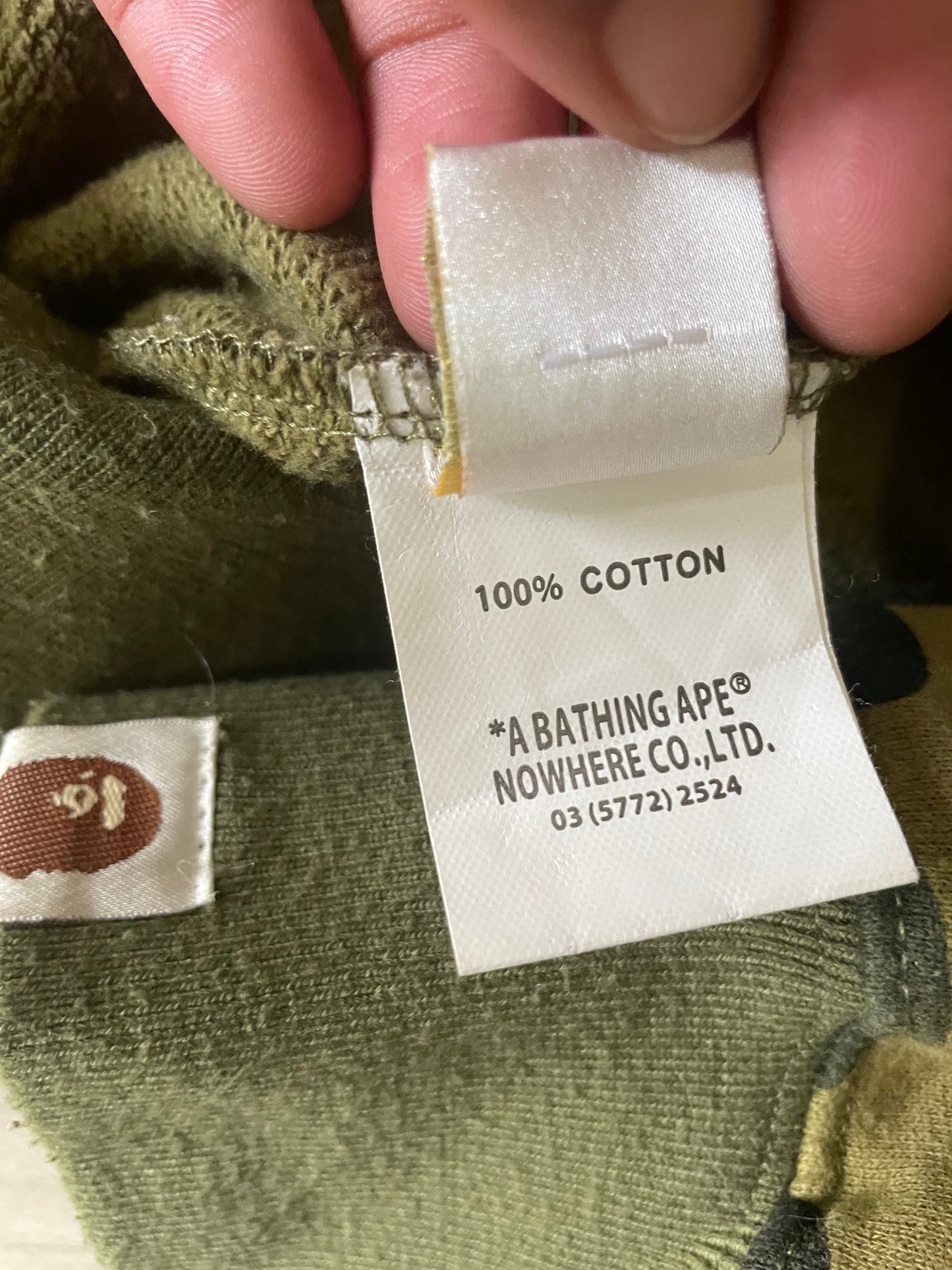 Bape 1st Camo Brown Full Zip Shark Hoodie