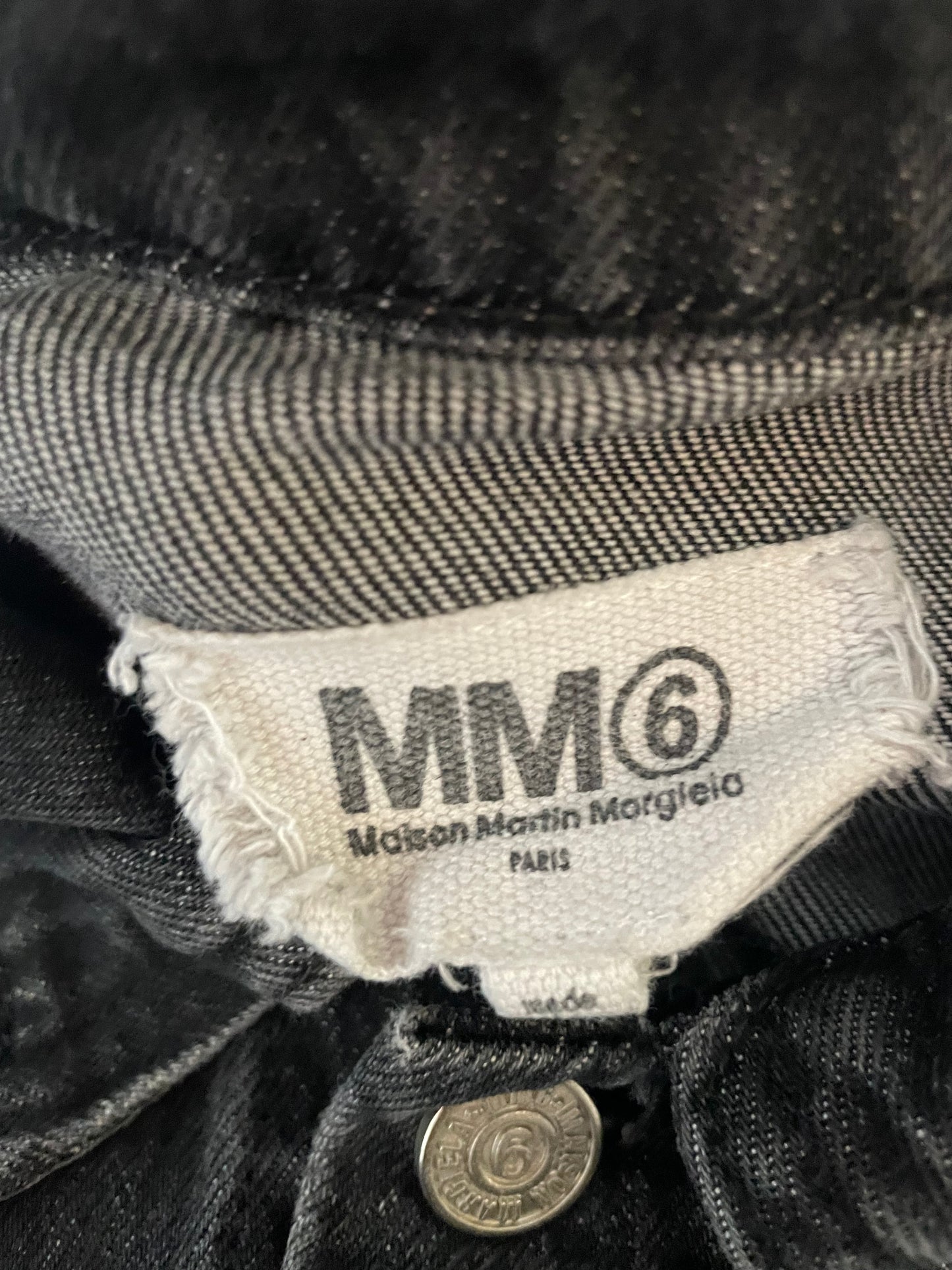 Maison Martin Margiela MM6 Black Denim Jacket