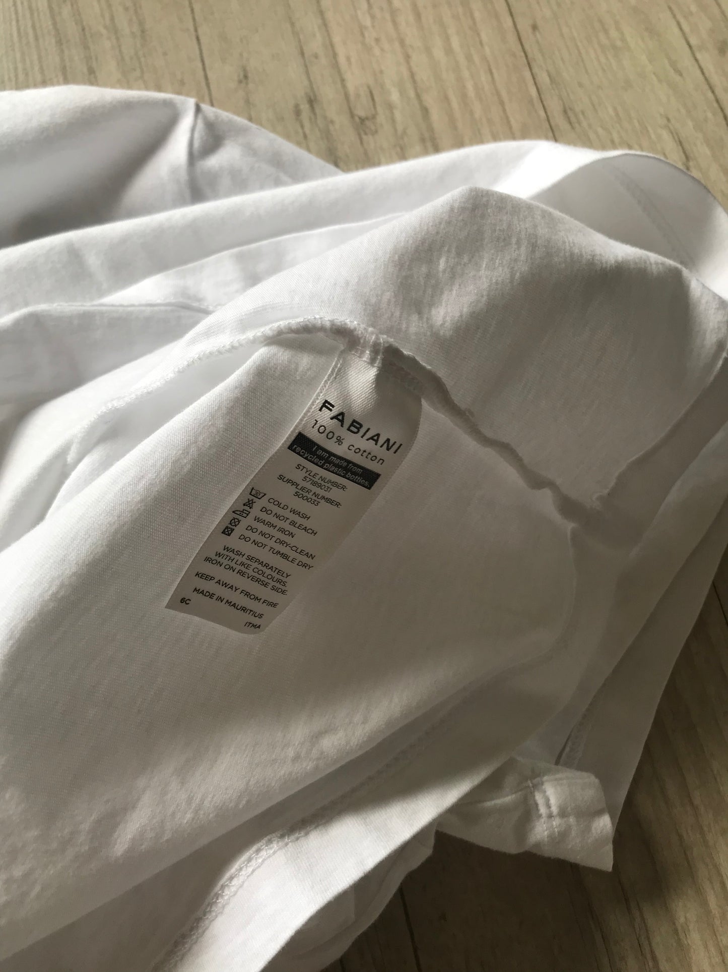 Fabiani Signature White T-shirt