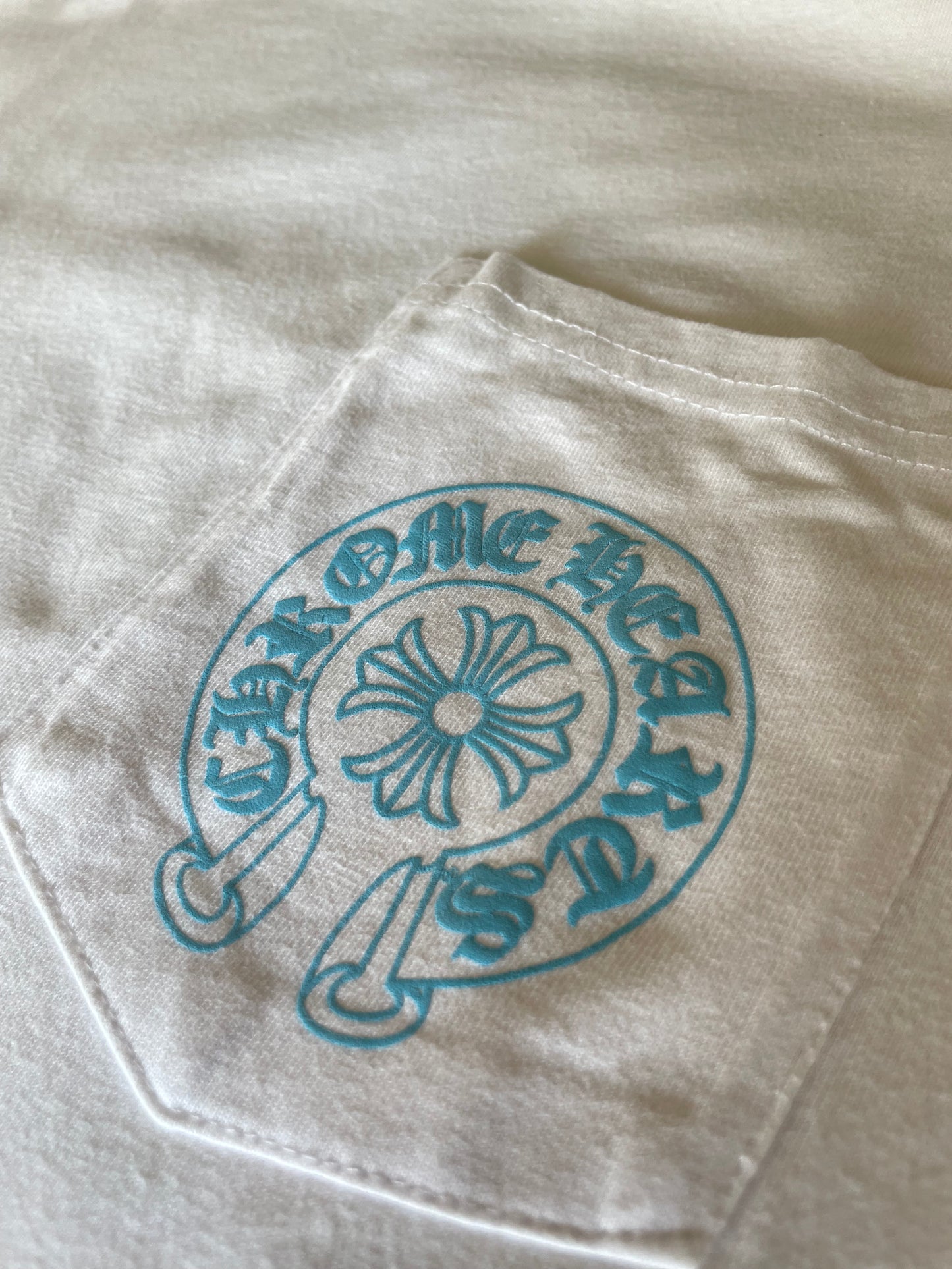 Chrome Hearts Baby Blue Triple Cross T-shirt
