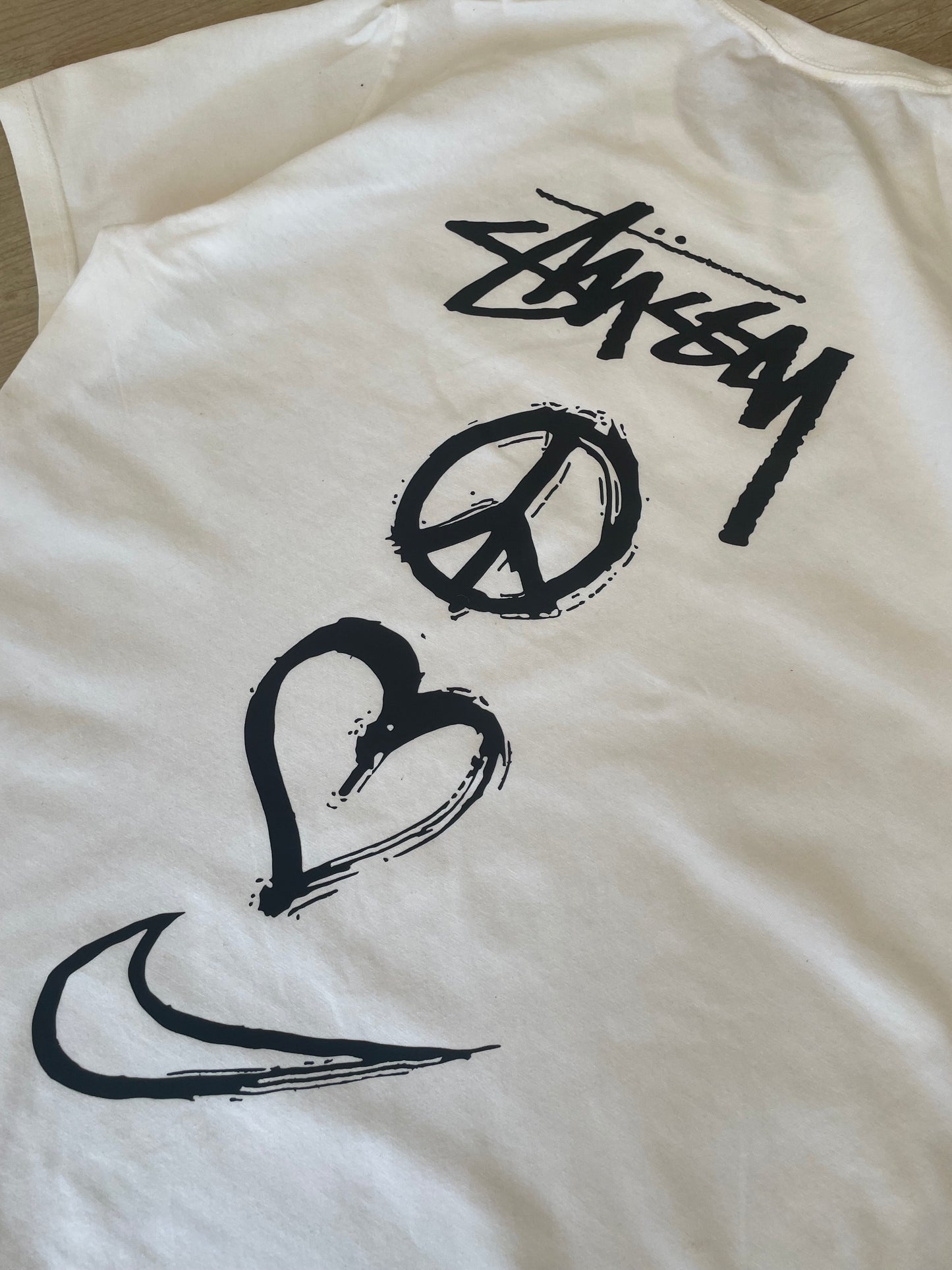 Stüssy x Nike NRG Peace, Love, Swoosh T-shirt