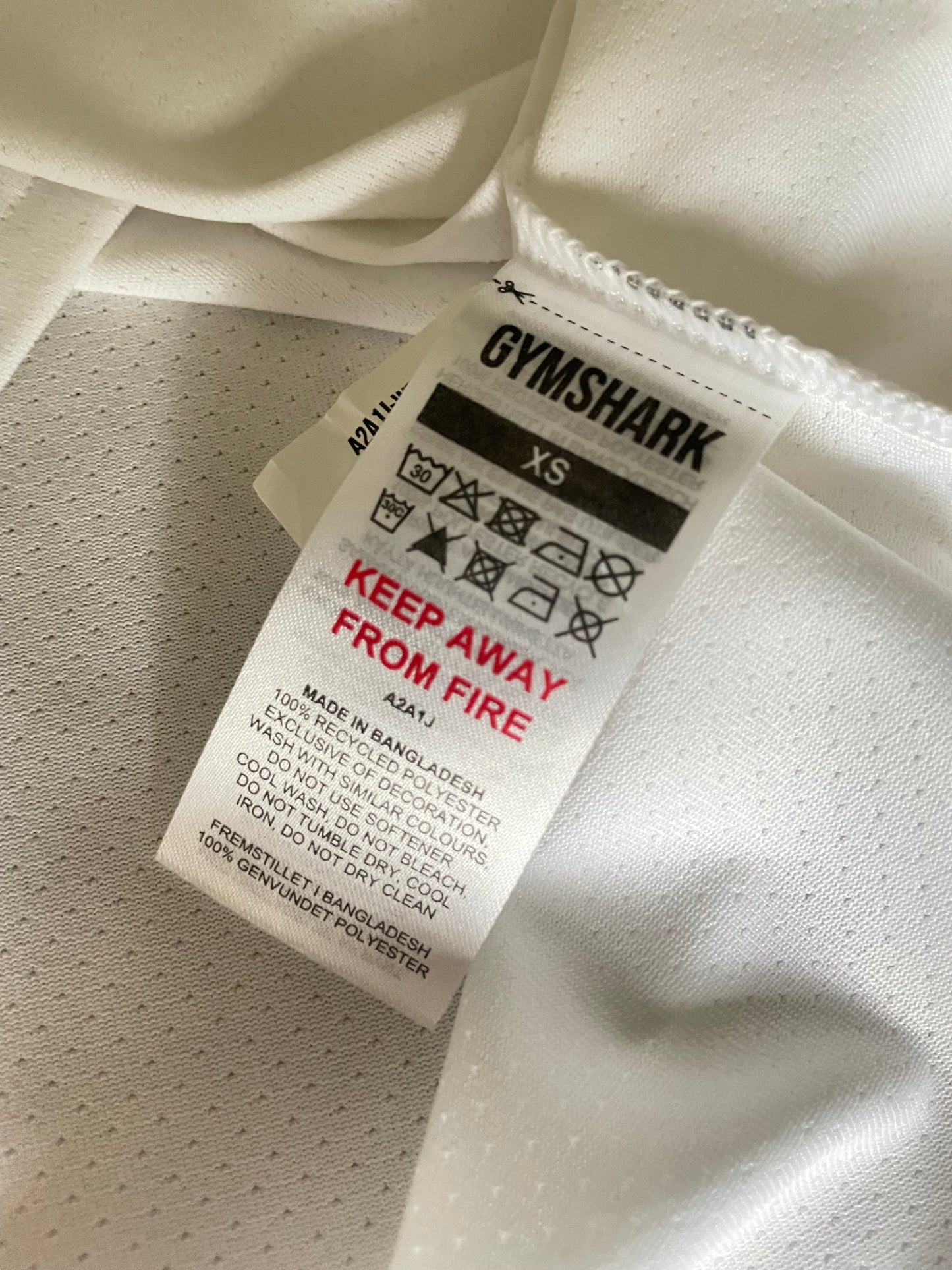 Gymshark Arrival White T-shirt