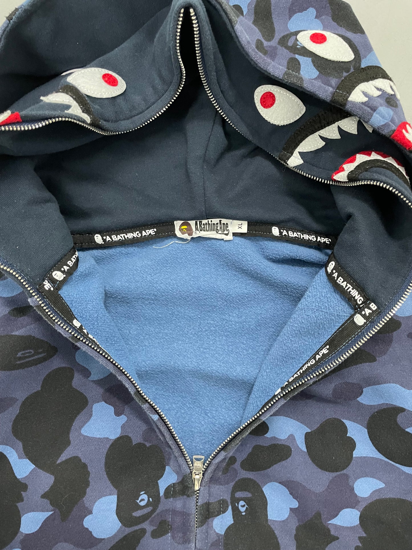 A Bathing Ape Shark Full Zip double Hoodie
