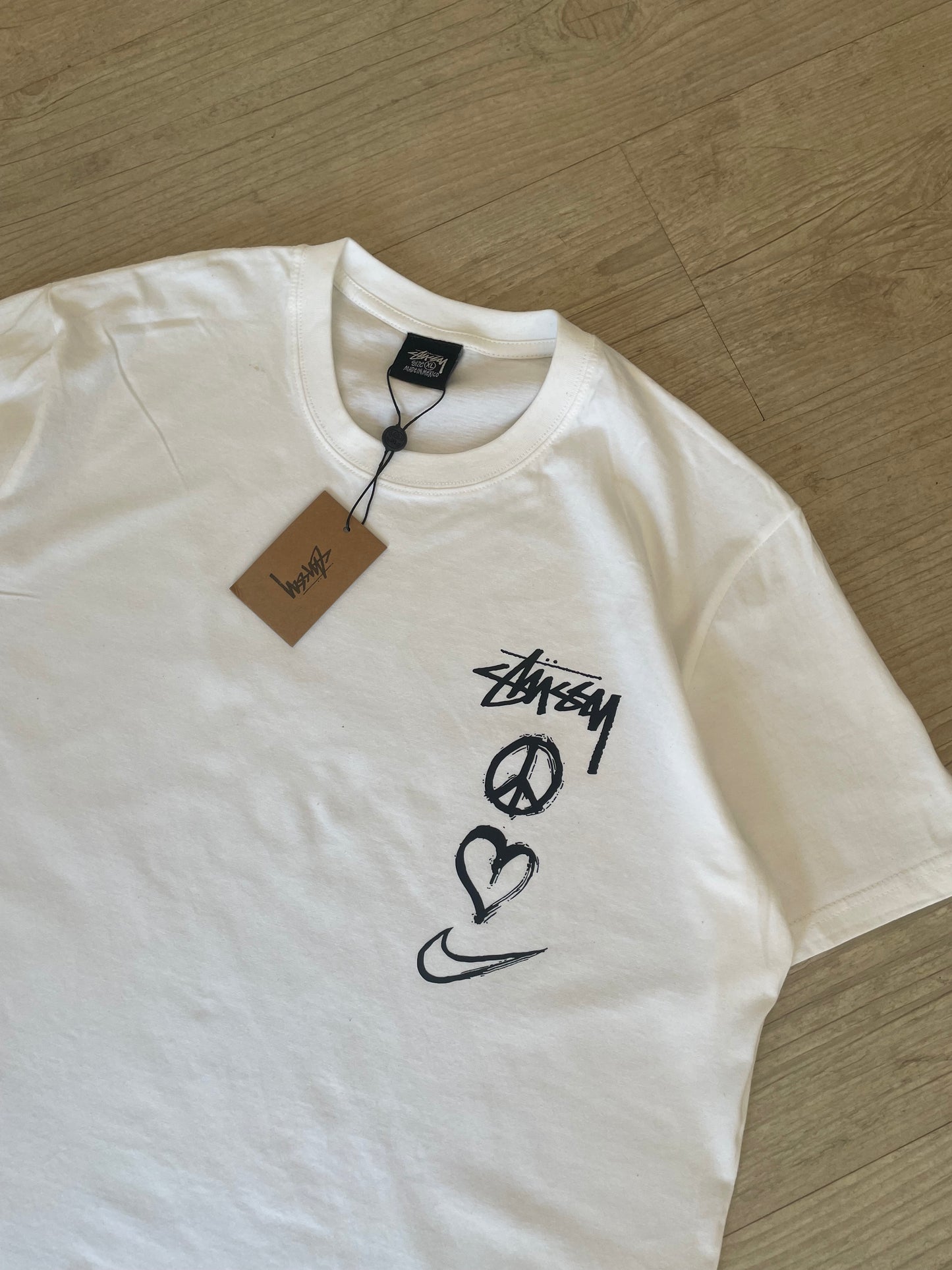 Stüssy x Nike NRG Peace, Love, Swoosh T-shirt