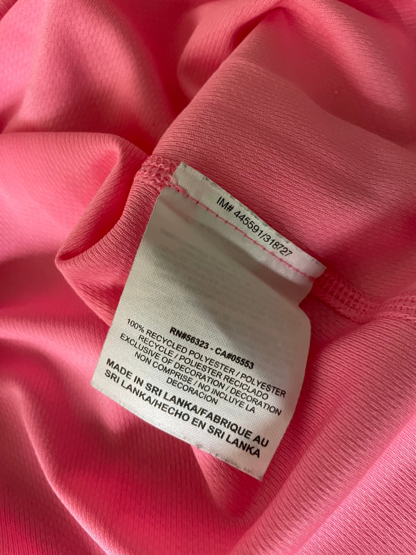 Nike Women’s Pink Gym T-shirt