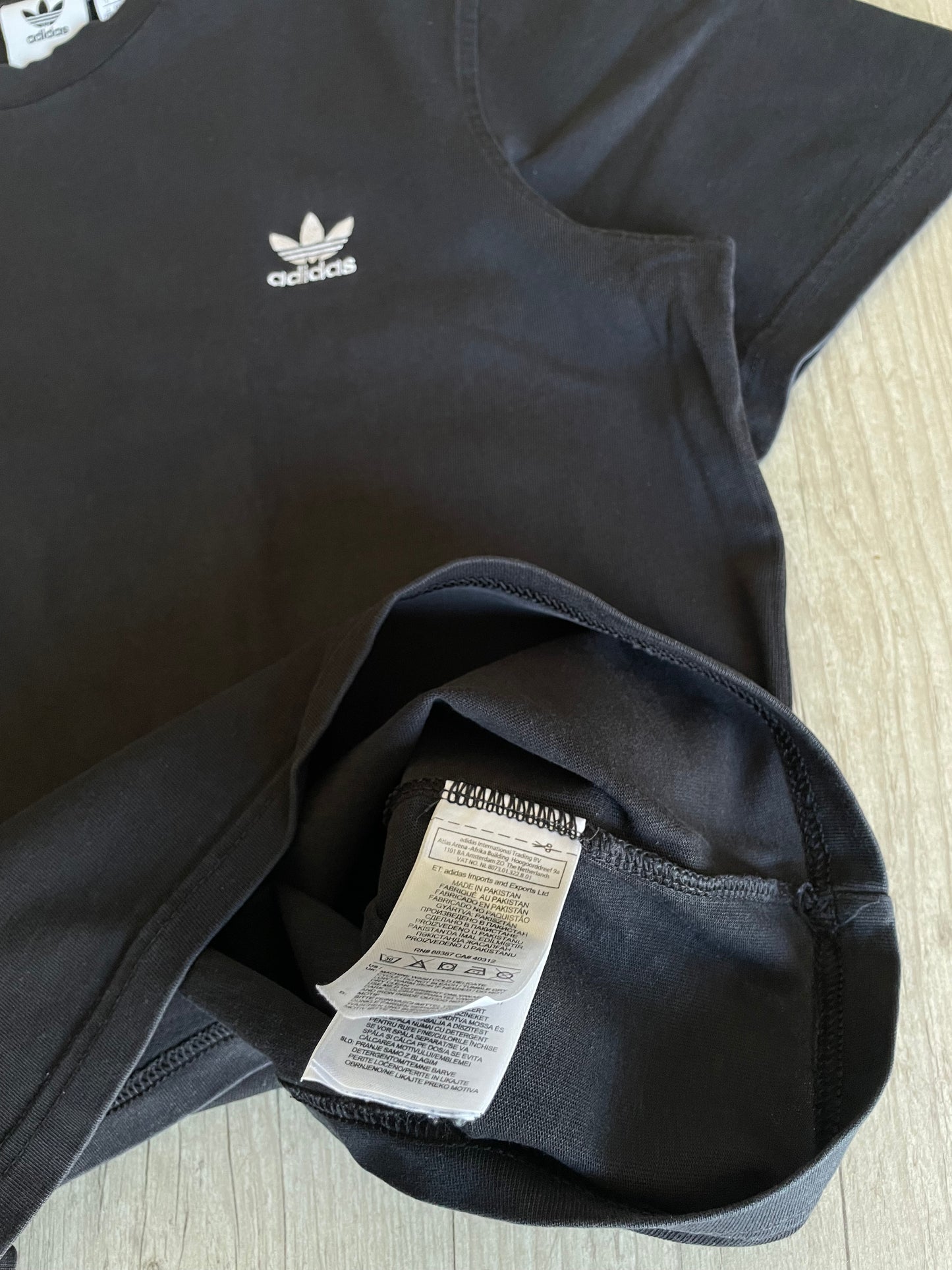 Adidas Trefoil Logo Black T-shirt