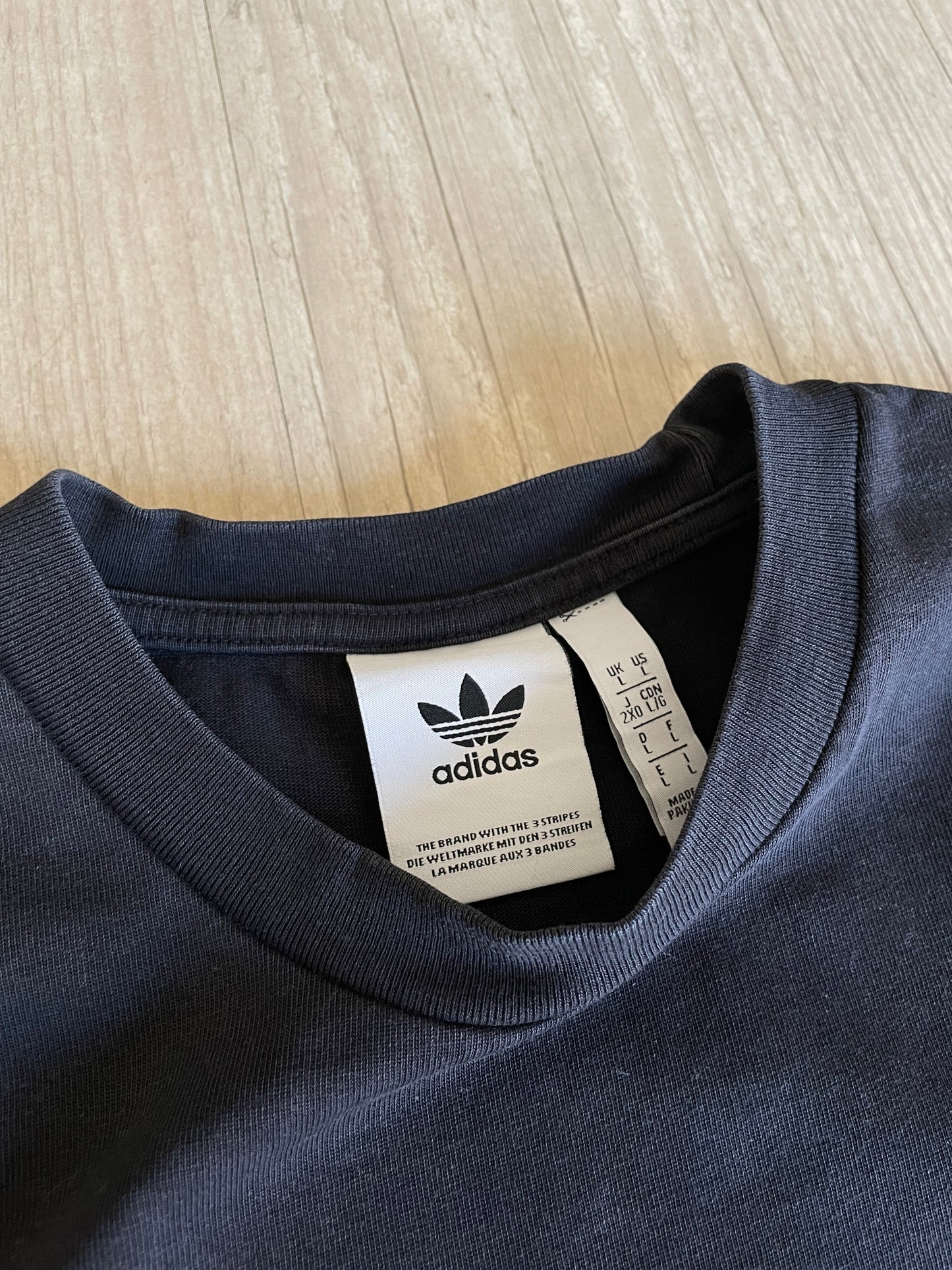 Adidas Trefoil Logo Black T-shirt