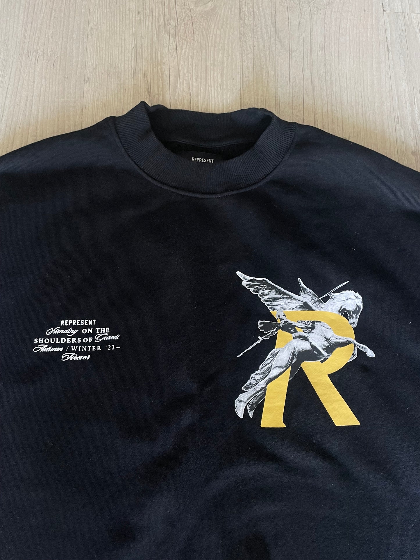 Represent Standing On Shoulders of Giants Sweater Black