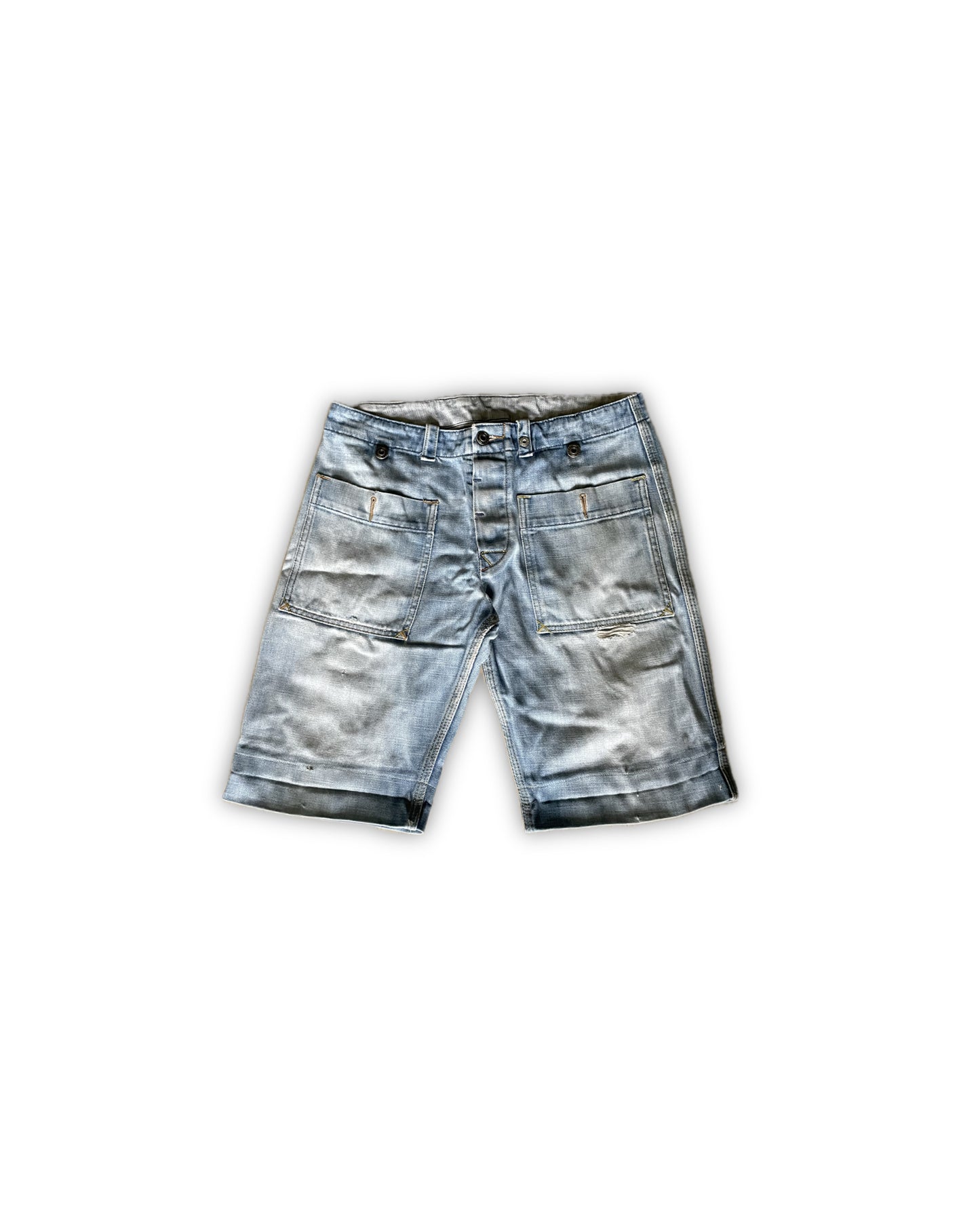 Diesel Vintage Denim Cargo Shorts