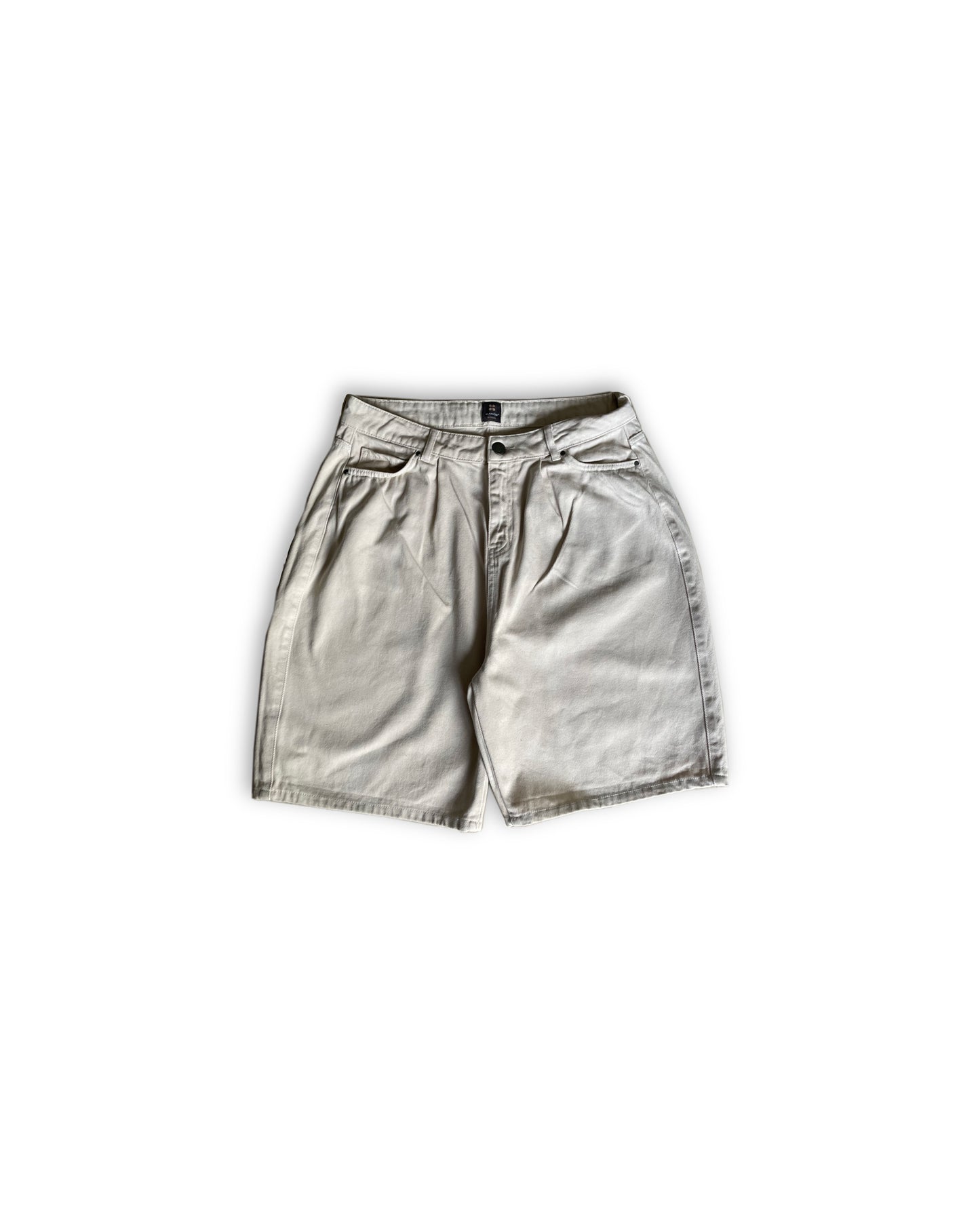 Vintage Cream Baggy Jorts