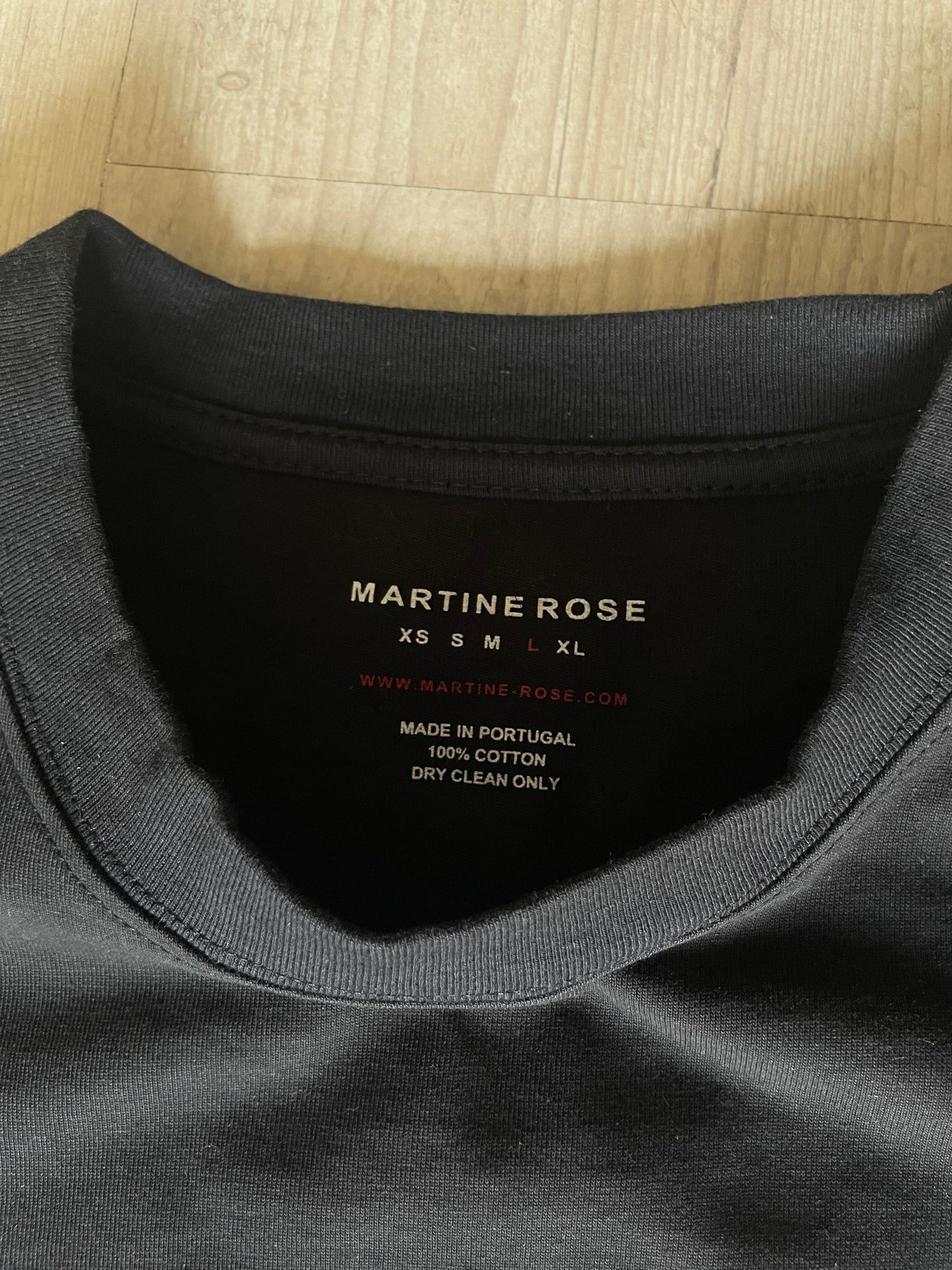 Martine Rose Billiards Black T-shirt