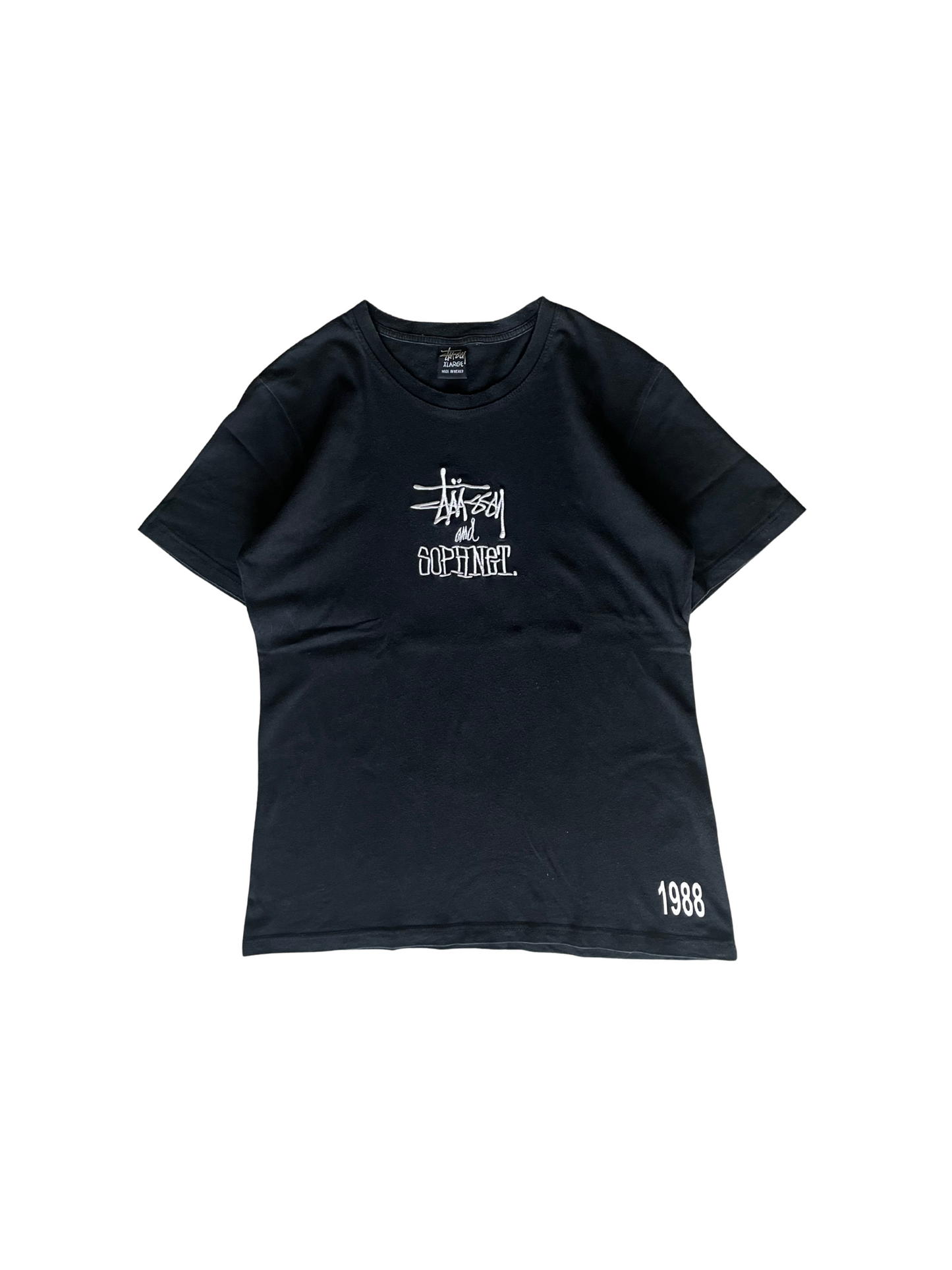 Stüssy and Sophnet Embroidered Logo T-shirt