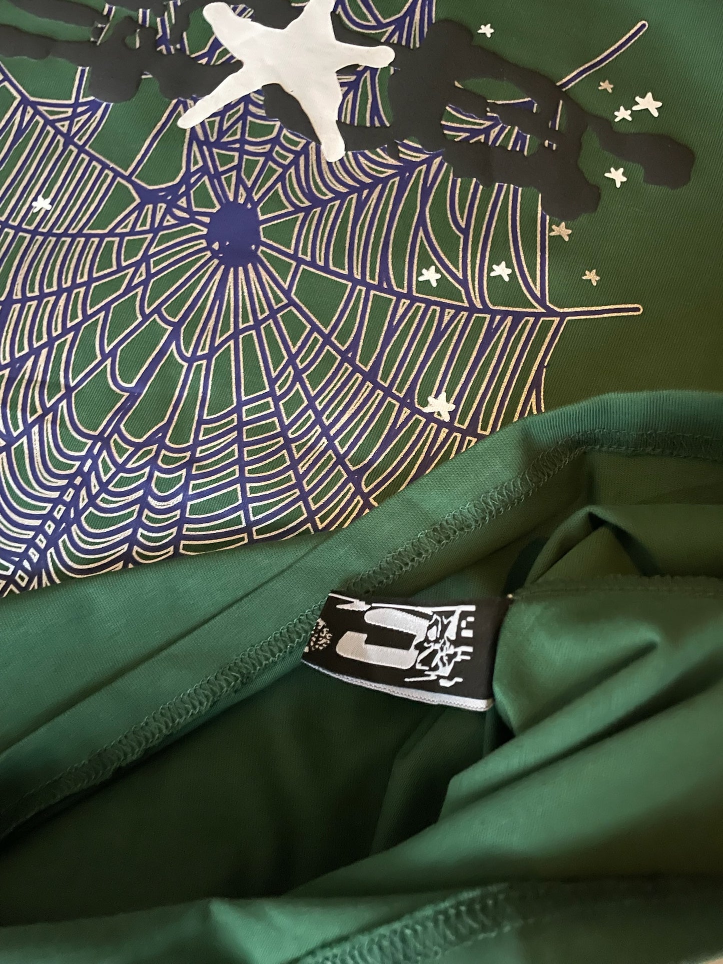 Sp5der Green Web T-shirt
