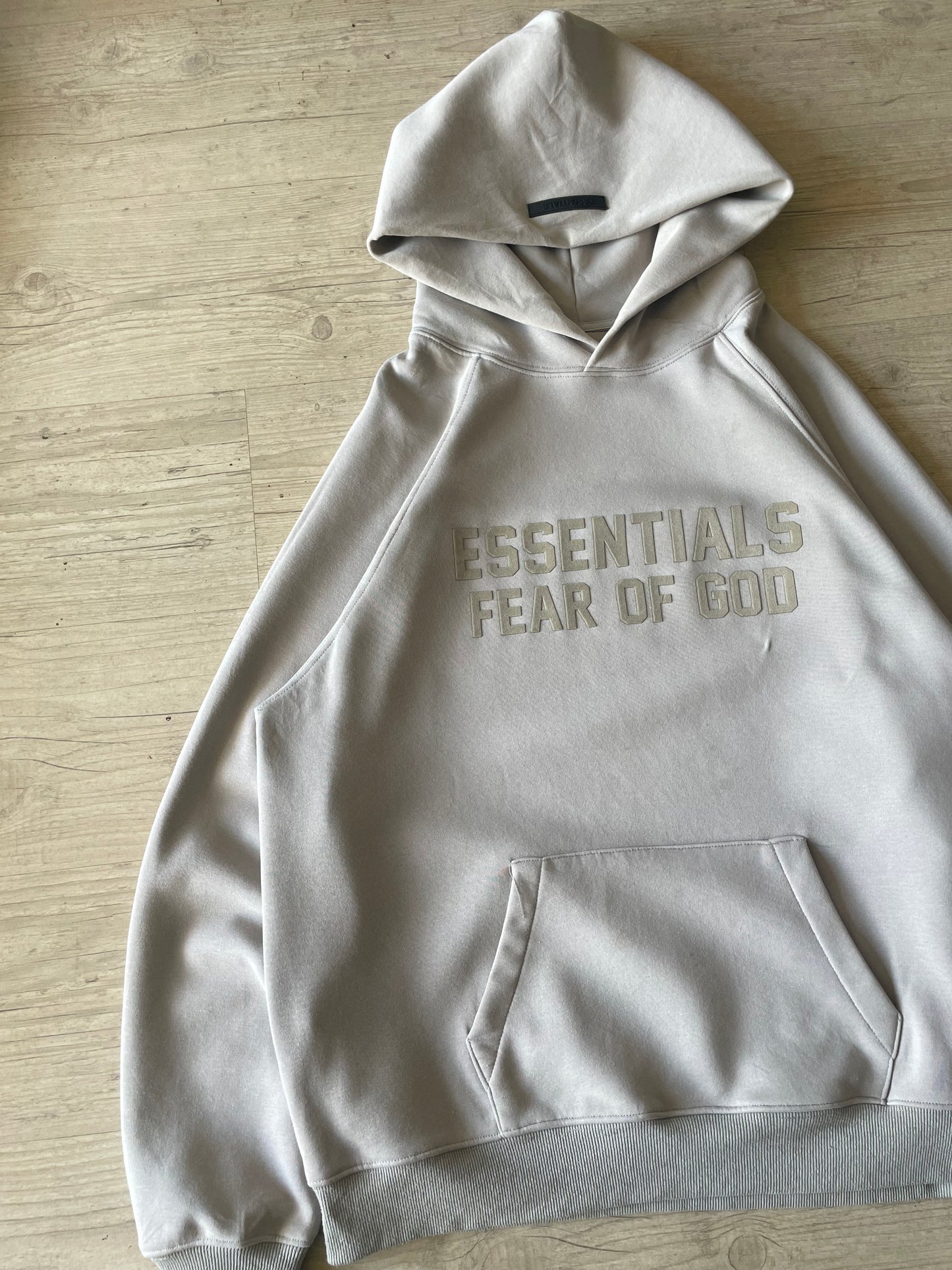 Fear Of God Essentials FW22 Beige Hoodie