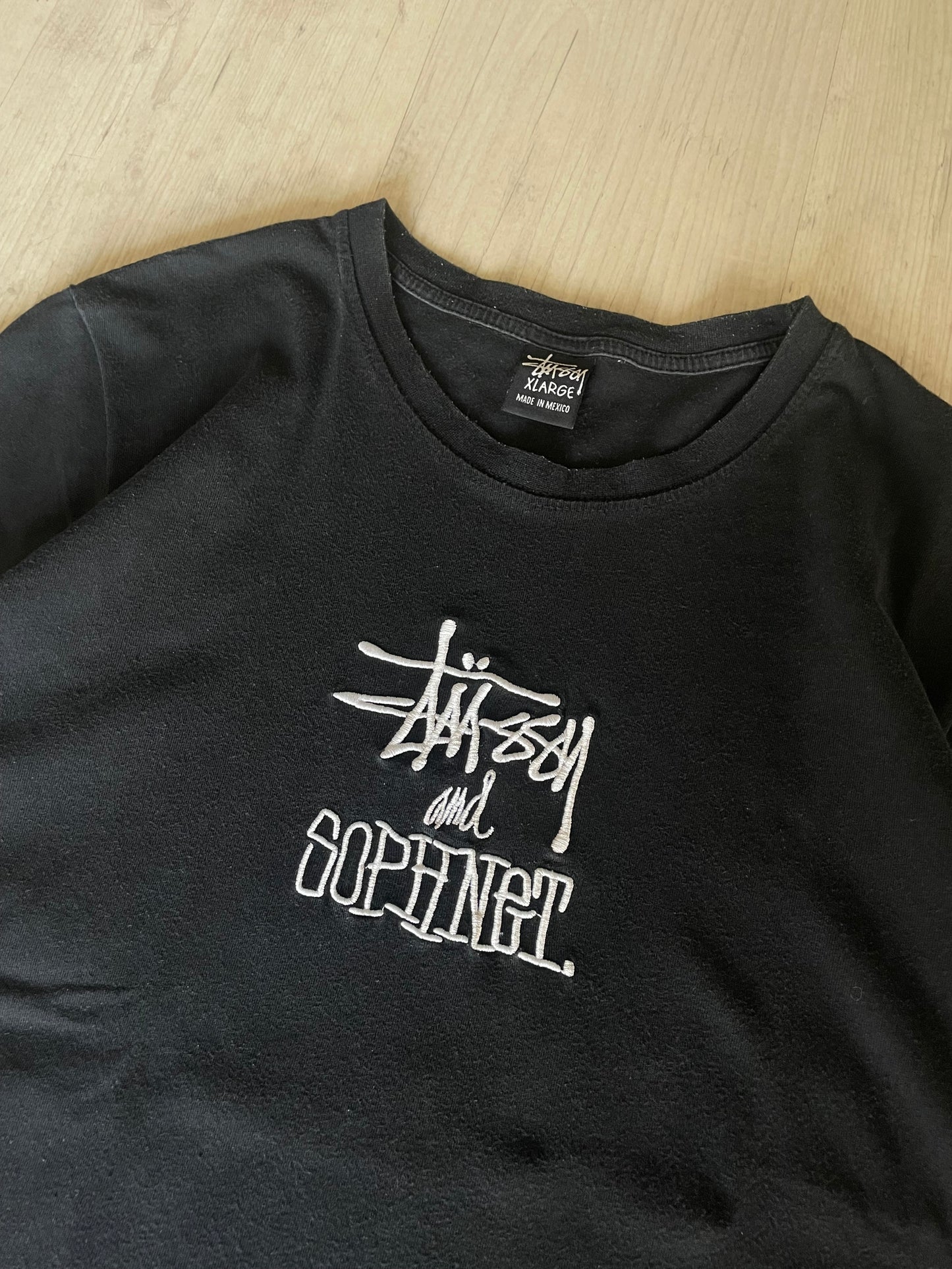 Stüssy and Sophnet Embroidered Logo T-shirt