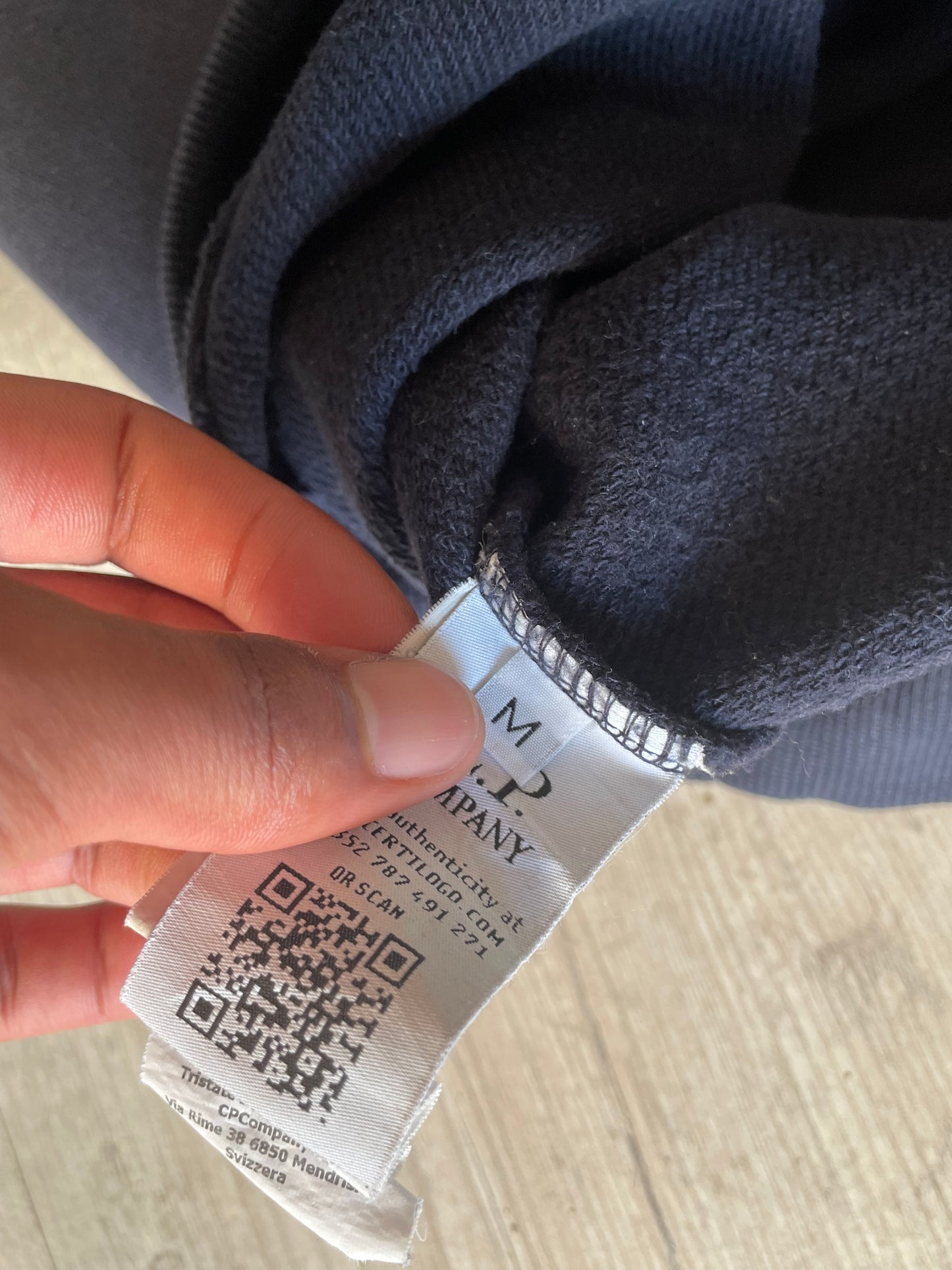 C.P. Company Black Lens Sweater