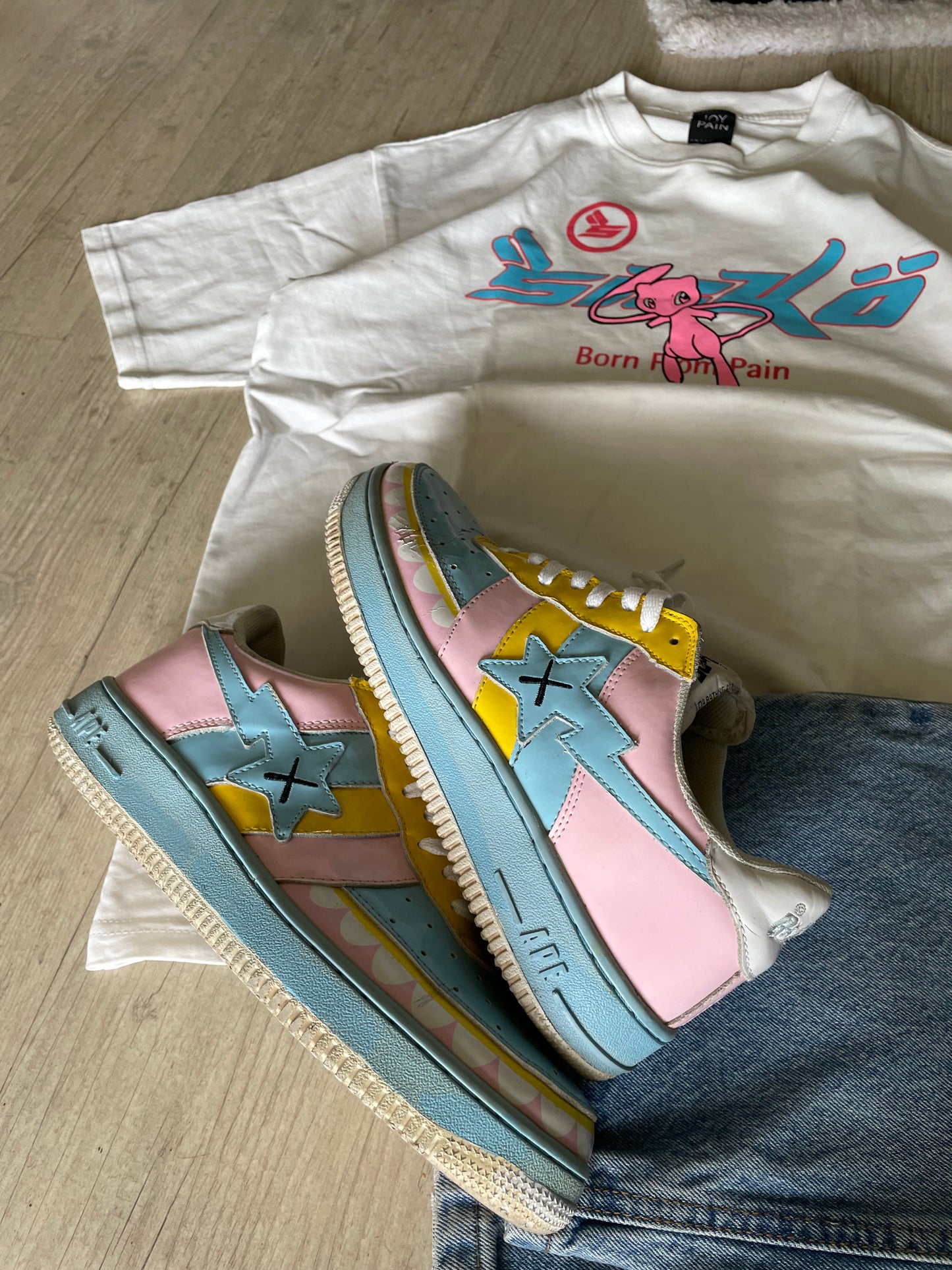 Bape x Kaws Bapesta