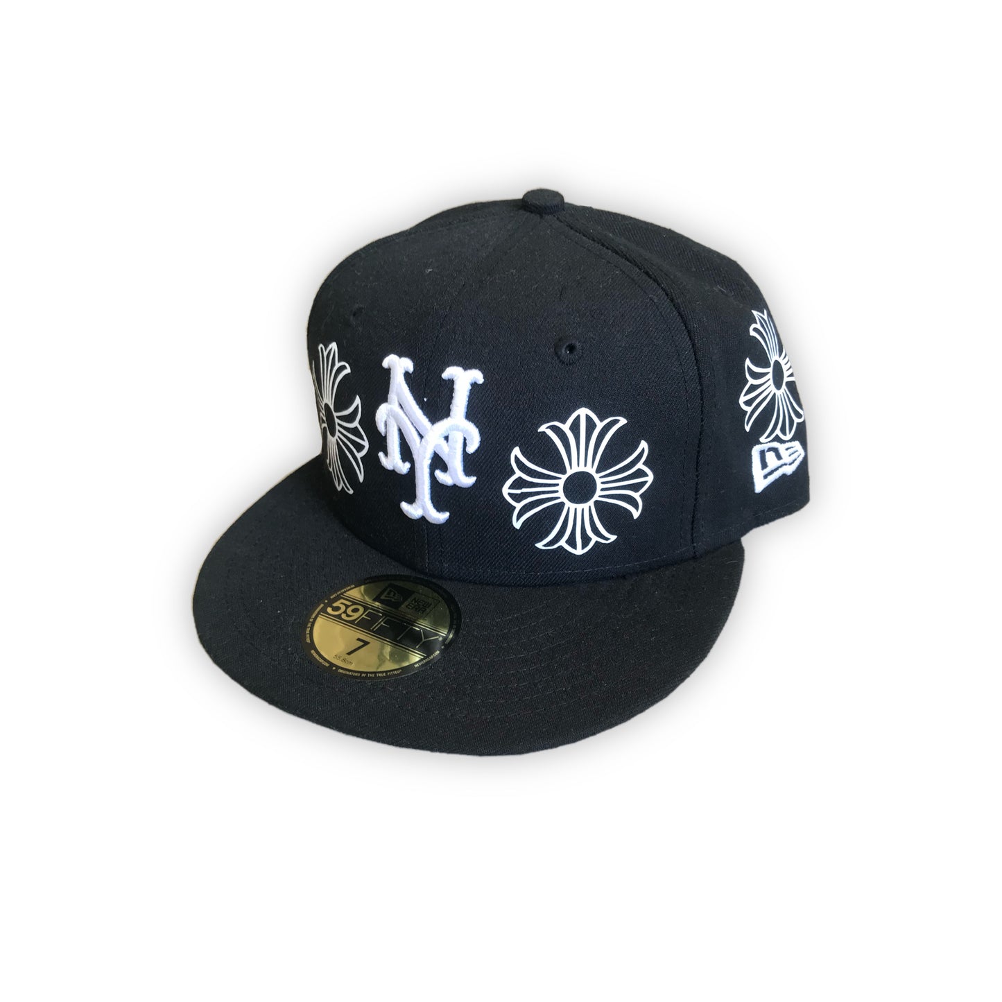 NY Mets Chrome Hearts Fitted Cap