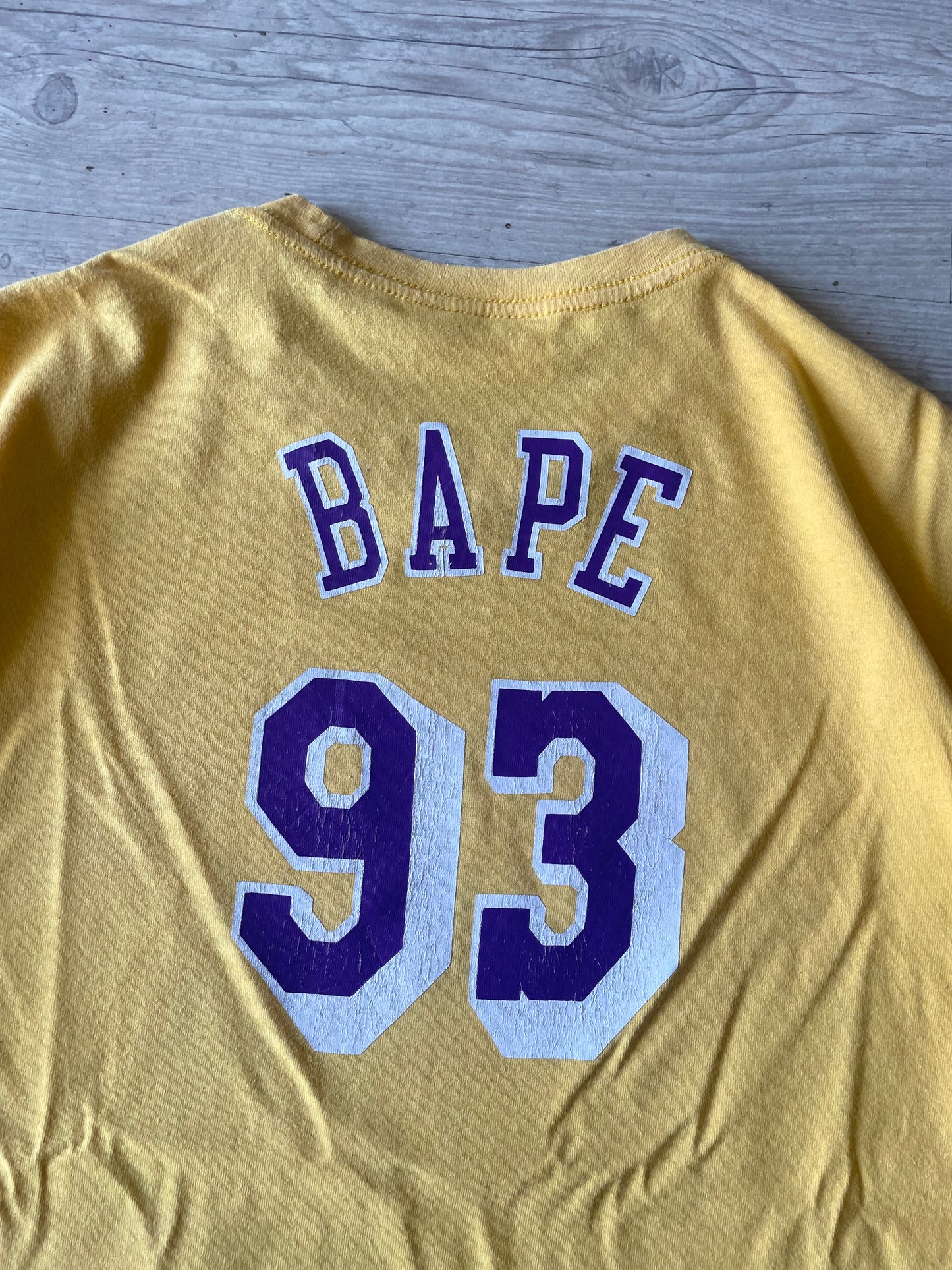 Bape x Mitchell & Ness Lakers T-shirt