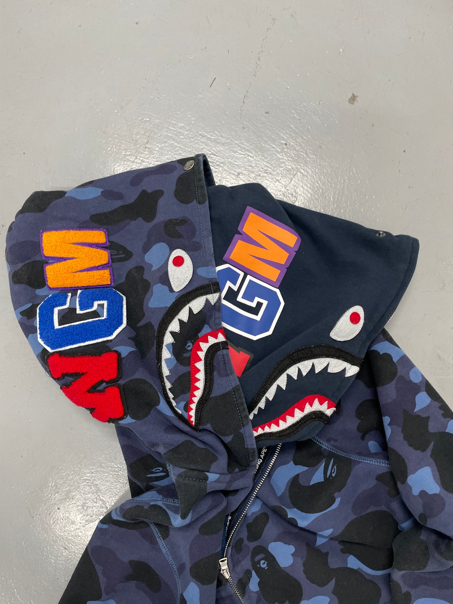 A Bathing Ape Shark Full Zip double Hoodie
