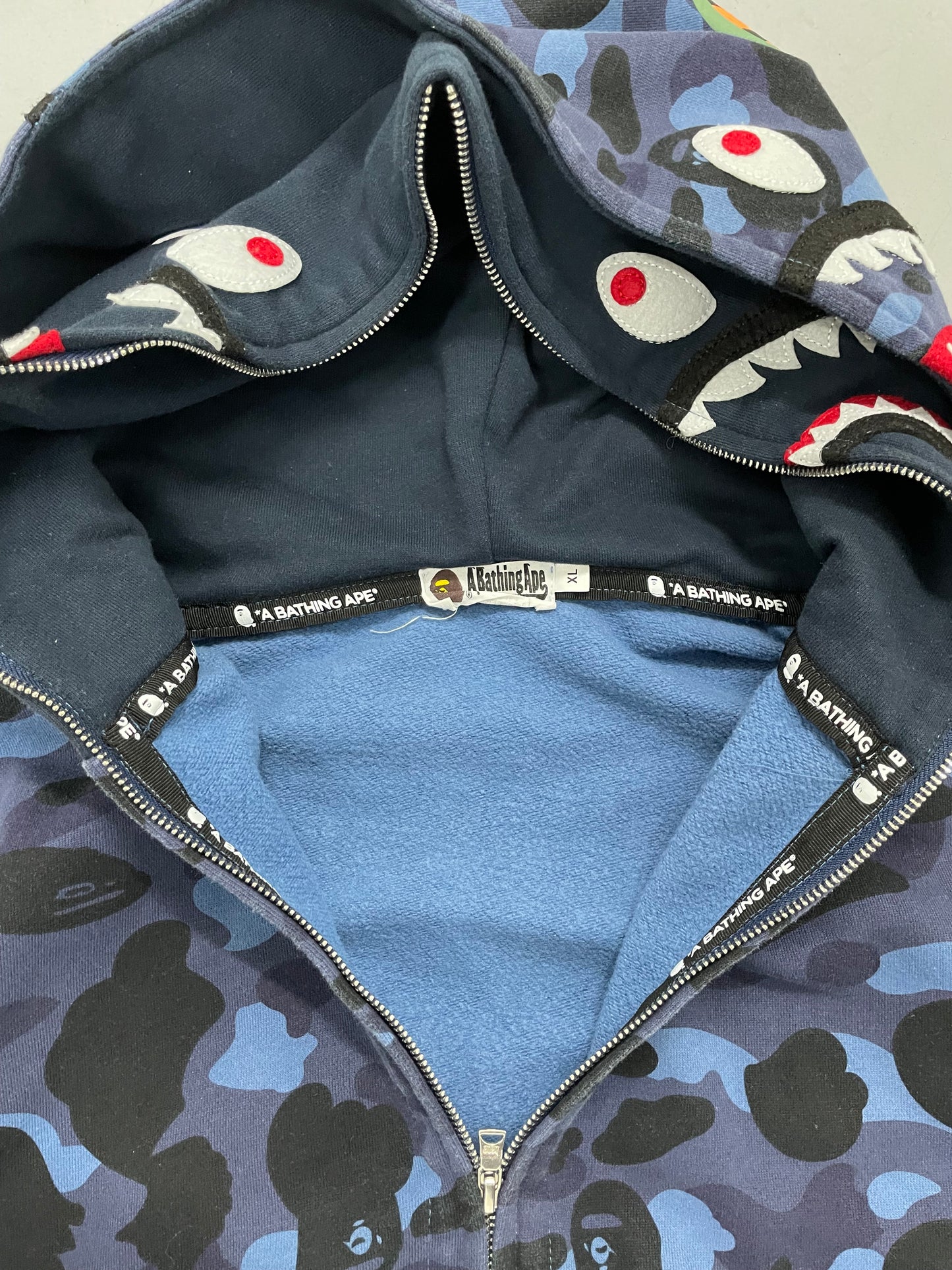 A Bathing Ape Shark Full Zip double Hoodie