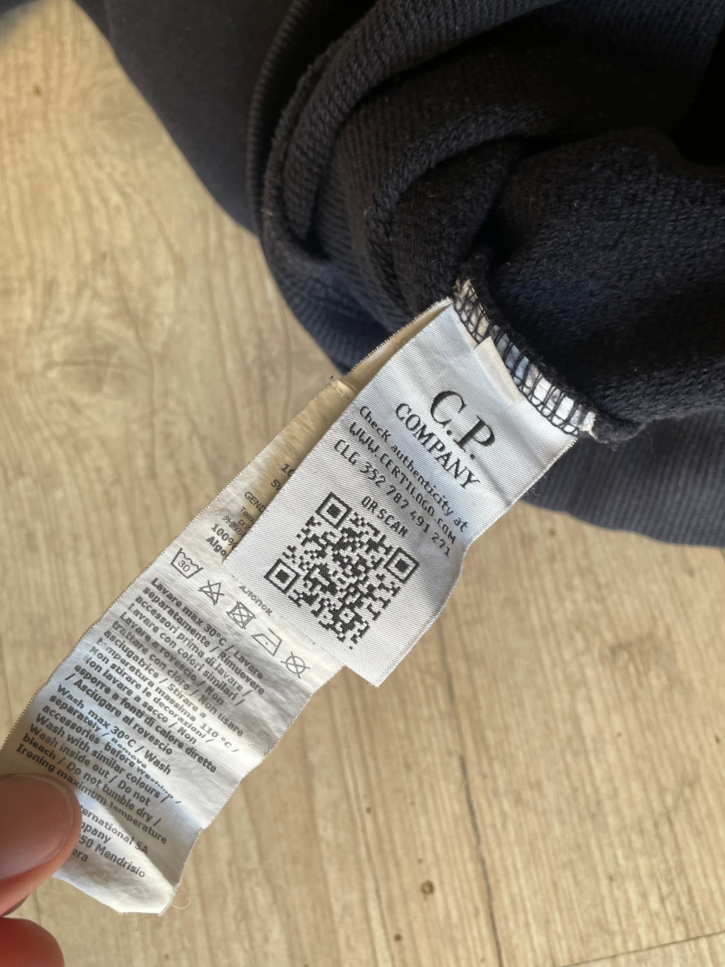 C.P. Company Black Lens Sweater
