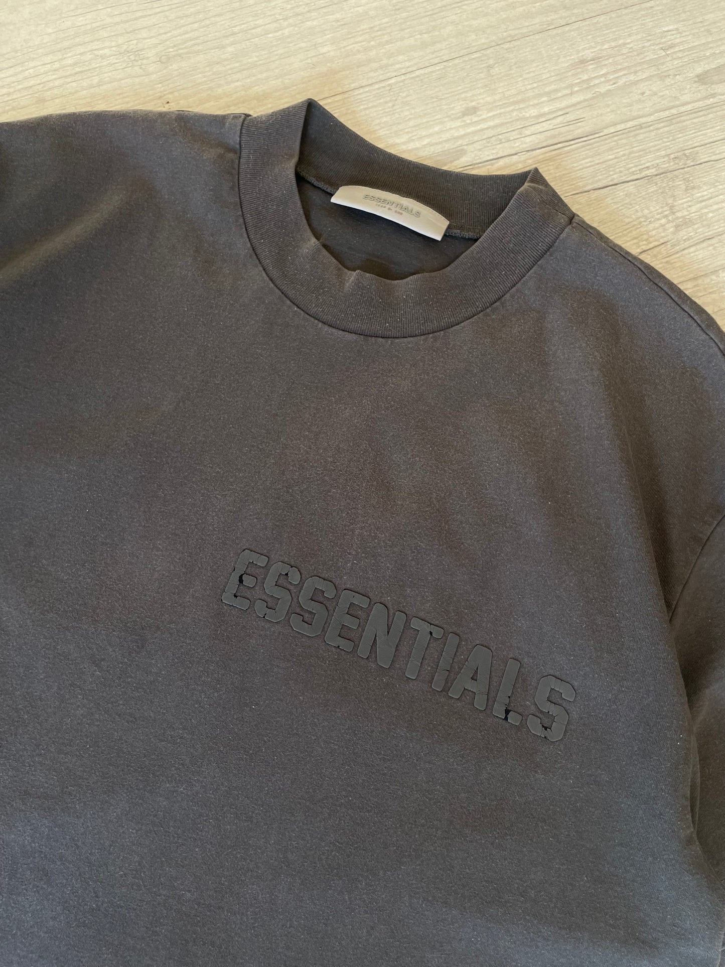 Fear Of God Essentials Off Black FW22 T-shirt