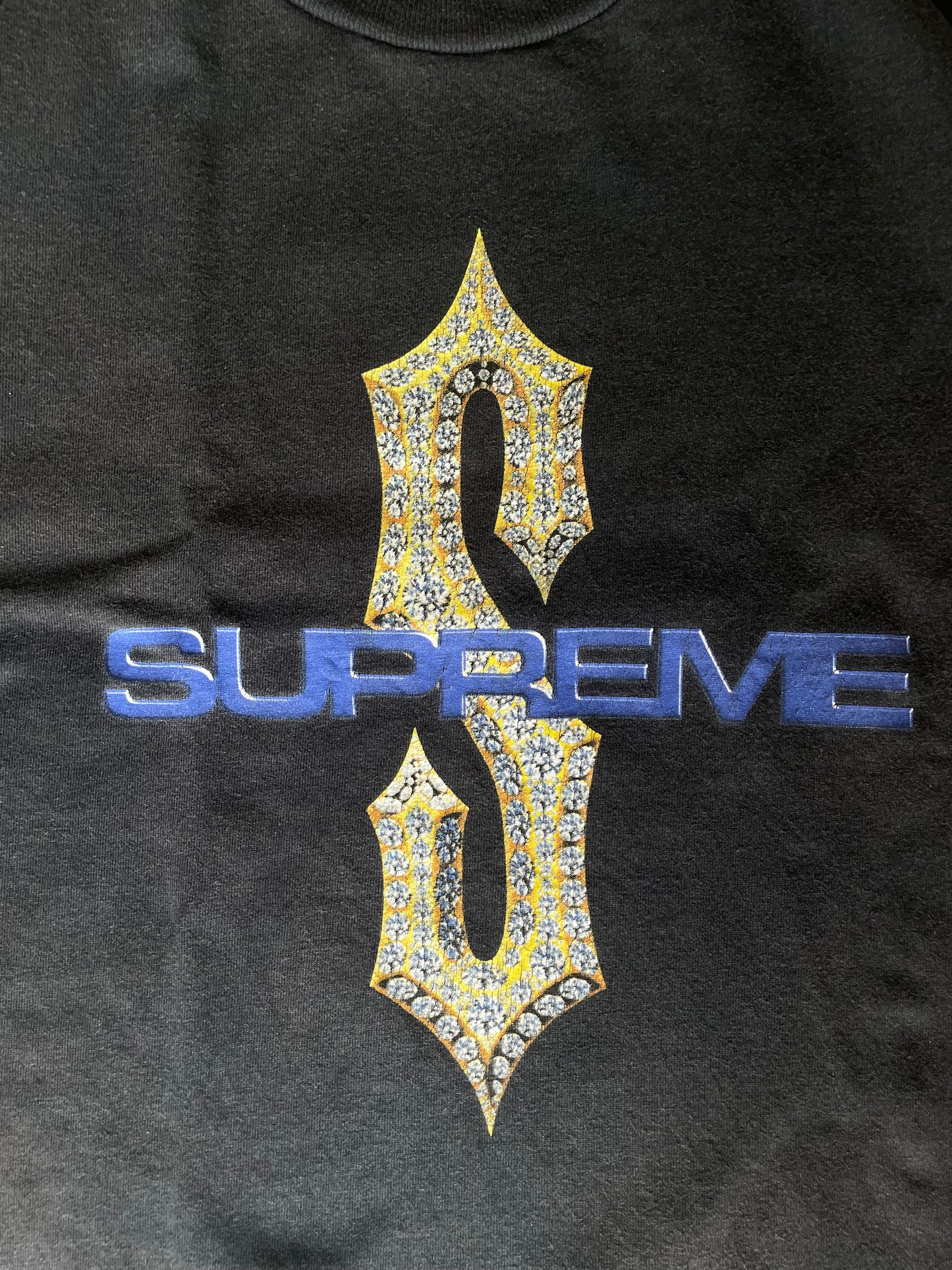 Supreme Diamond S Black T-shirt