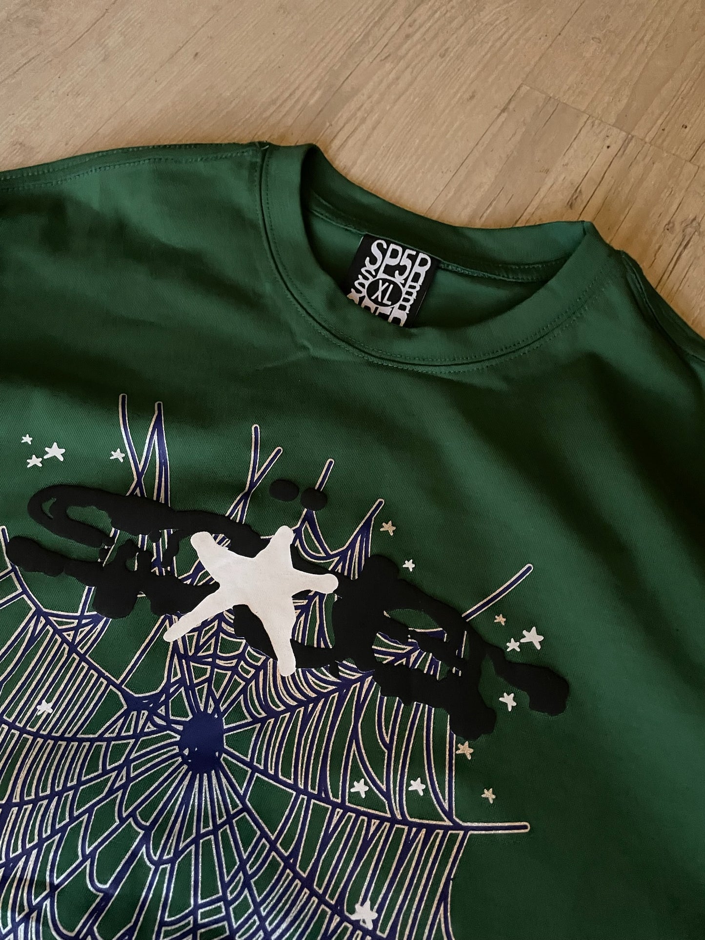 Sp5der Green Web T-shirt