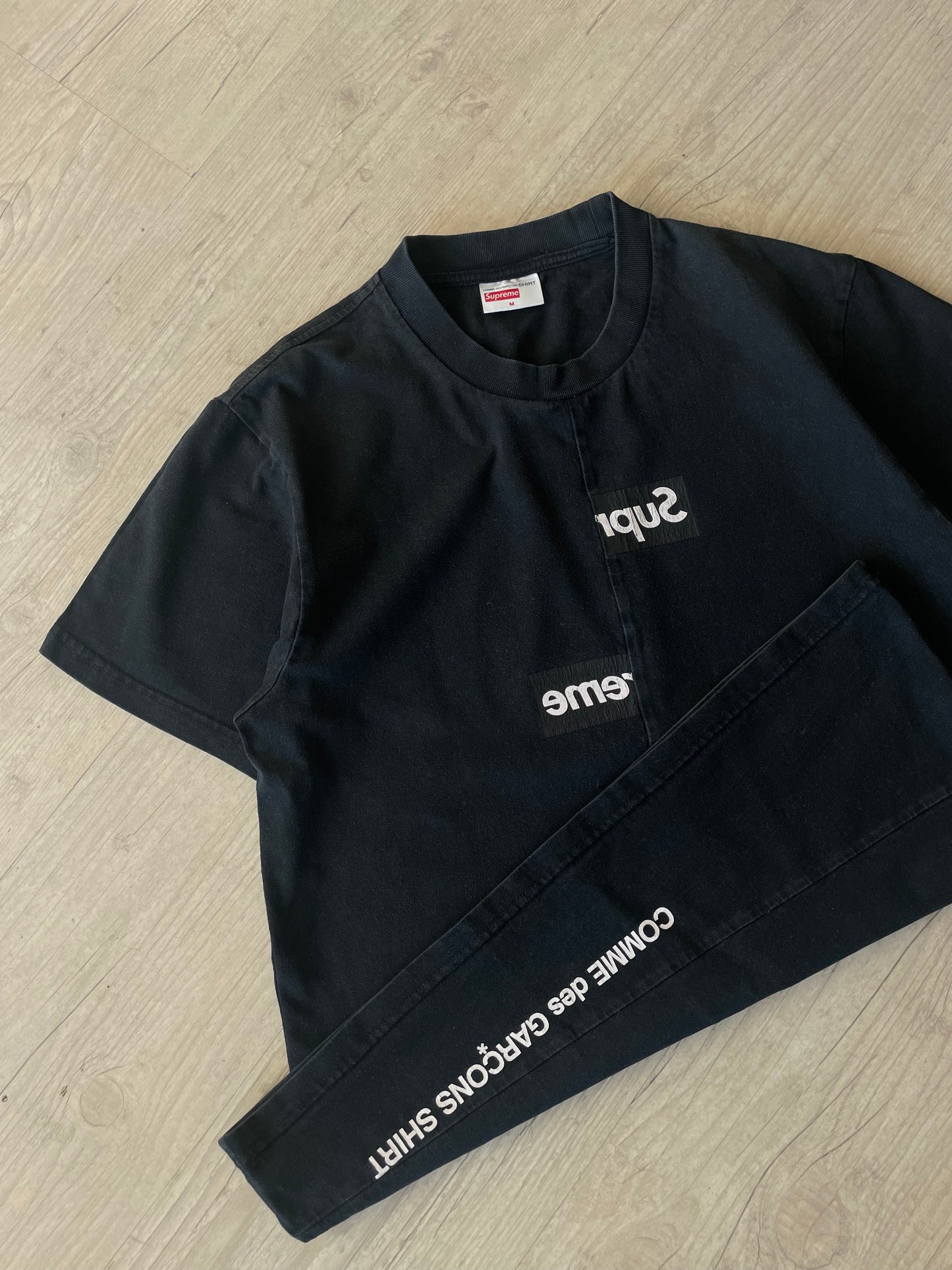 Supreme x Comme Des Garçons Box Logo T-shirt