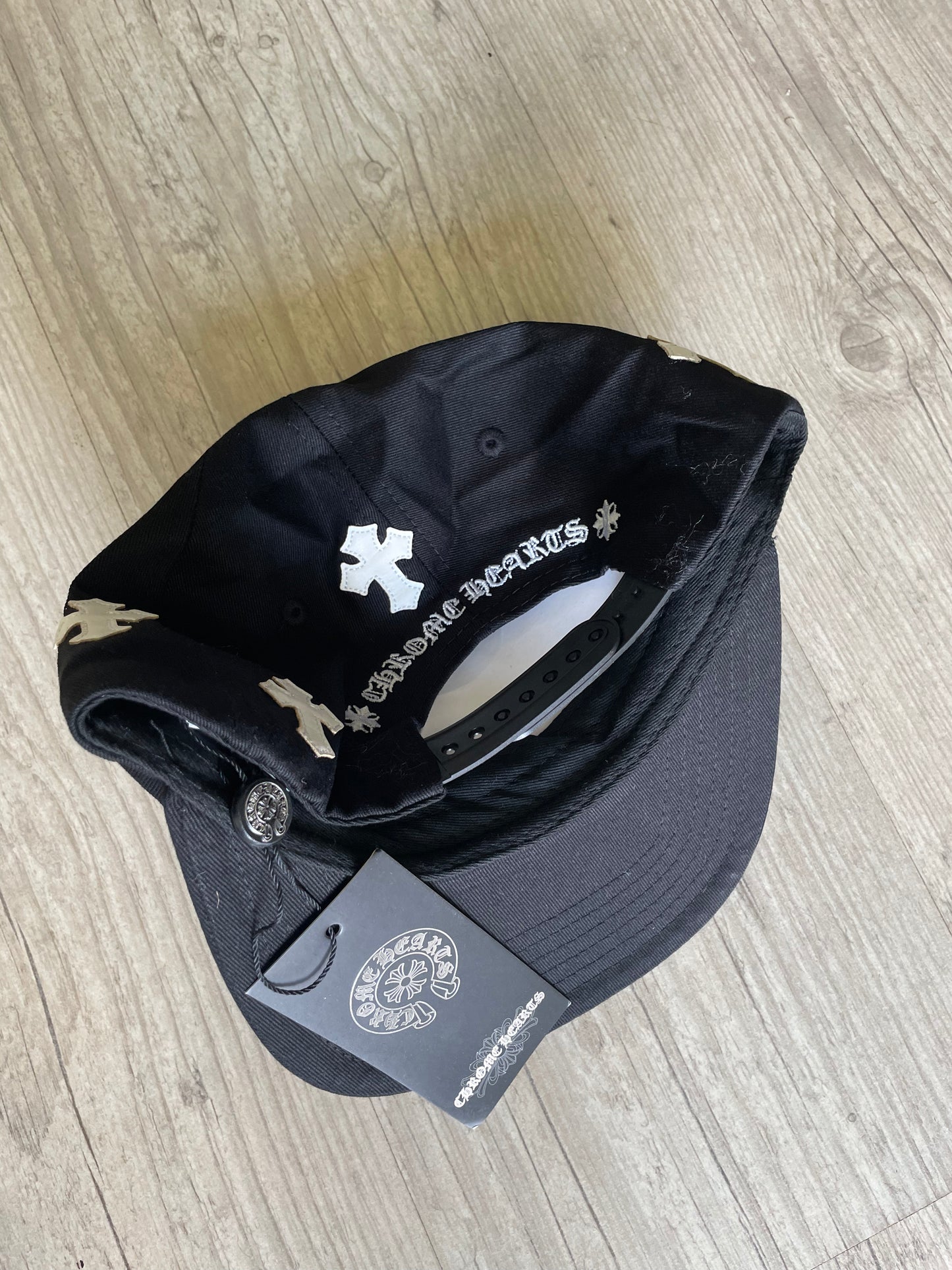 Chrome Hearts Black Crosses Cap