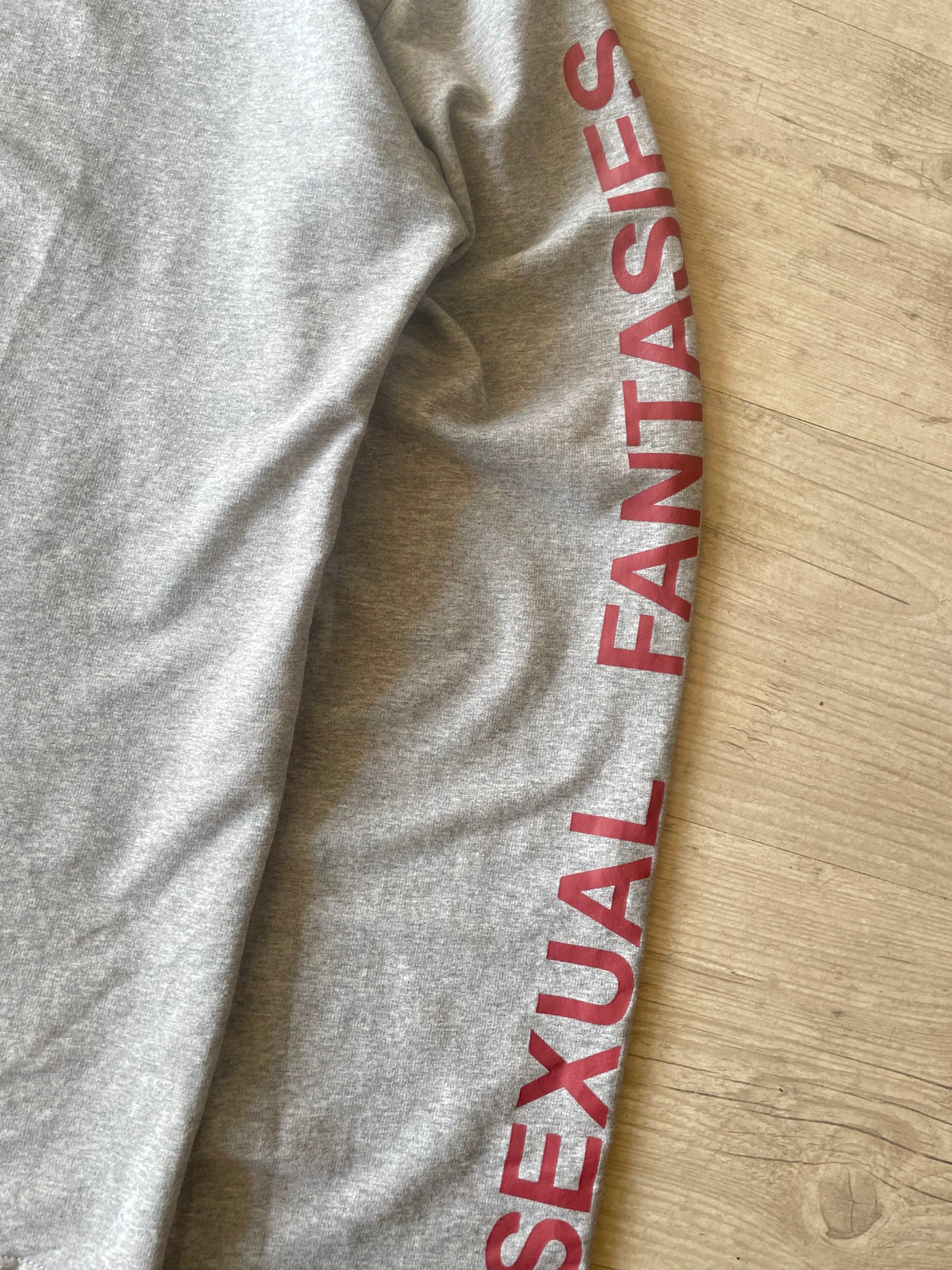 Vetements “Sexual Fantasies” Grey L/S Crewneck T-shirt