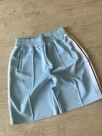 Palm Angels Baby Blue Trackshorts