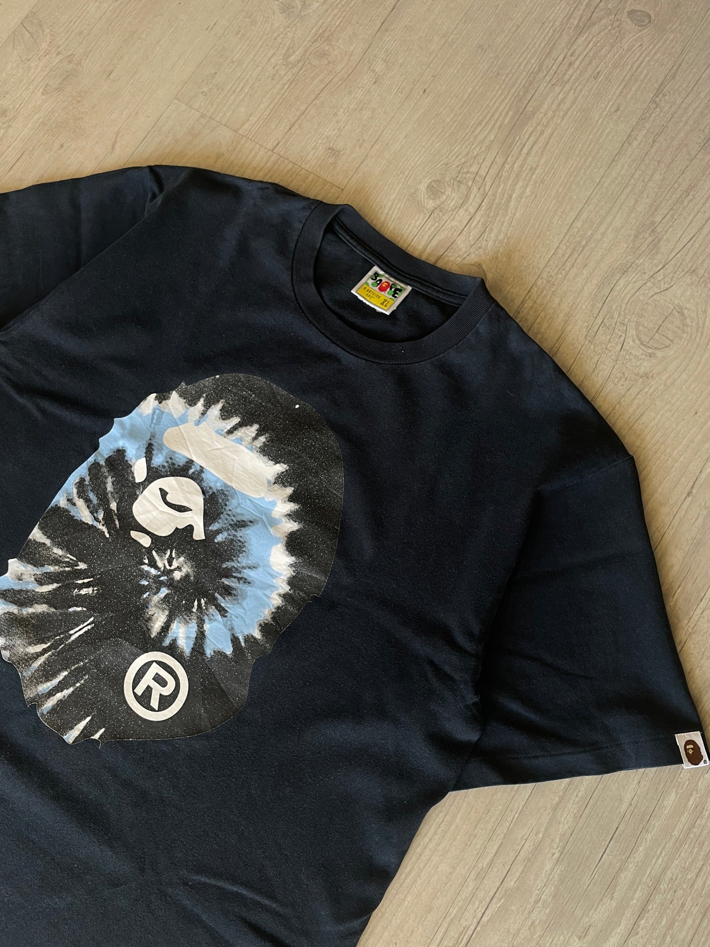 Bape Tye-Dye Ape Head T-shirt
