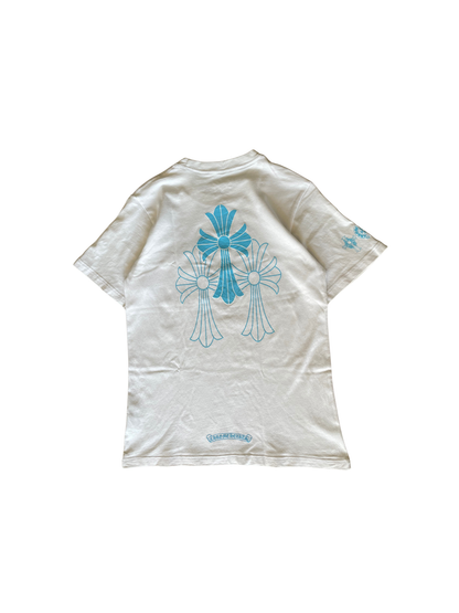Chrome Hearts Baby Blue Triple Cross T-shirt