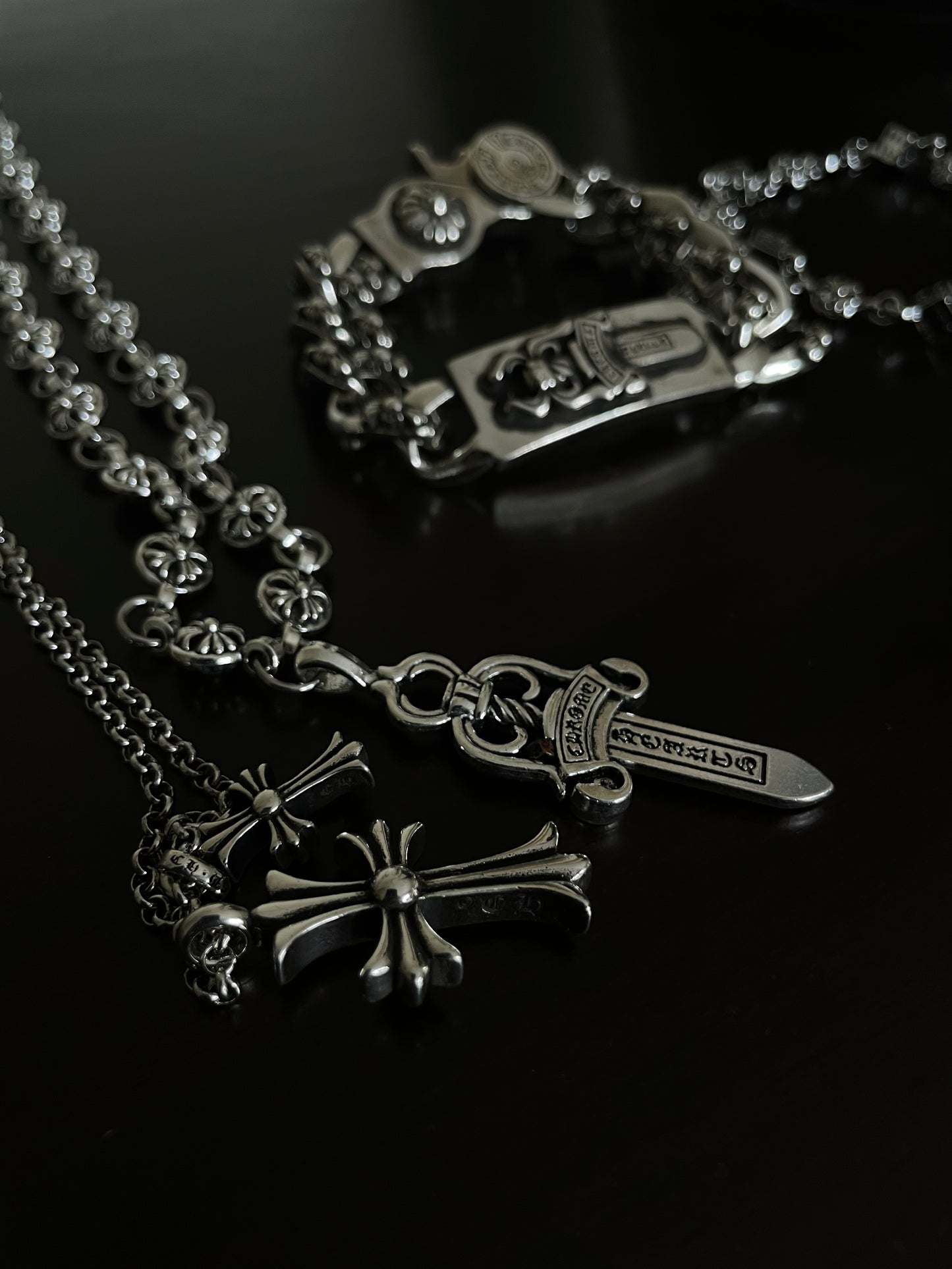 Chrome Hearts Double Cross Chain