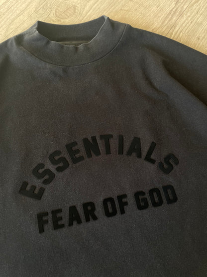 Fear of God Essentials Arch Logo Jet Black T-shirt