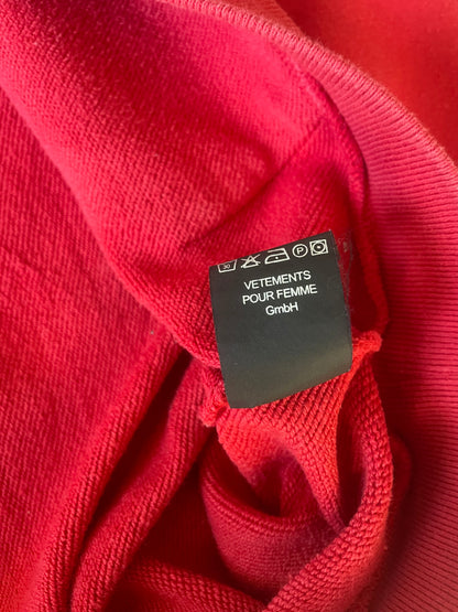 Vetements A/W17 Seoul Red Hoodie