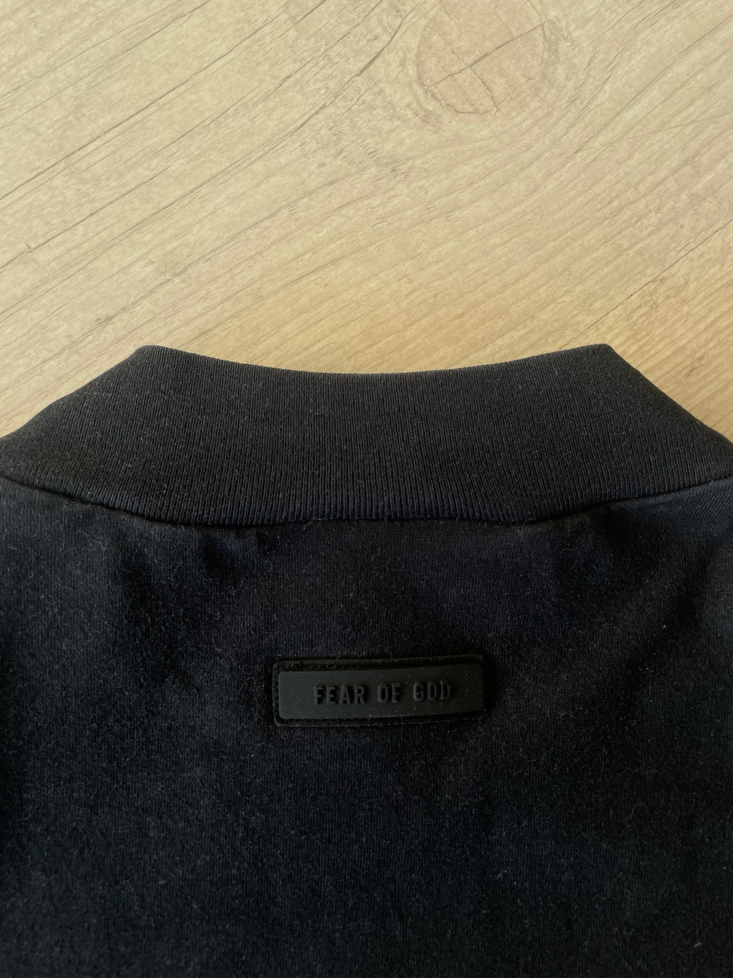 Fear of God Essentials Arch Logo Jet Black T-shirt