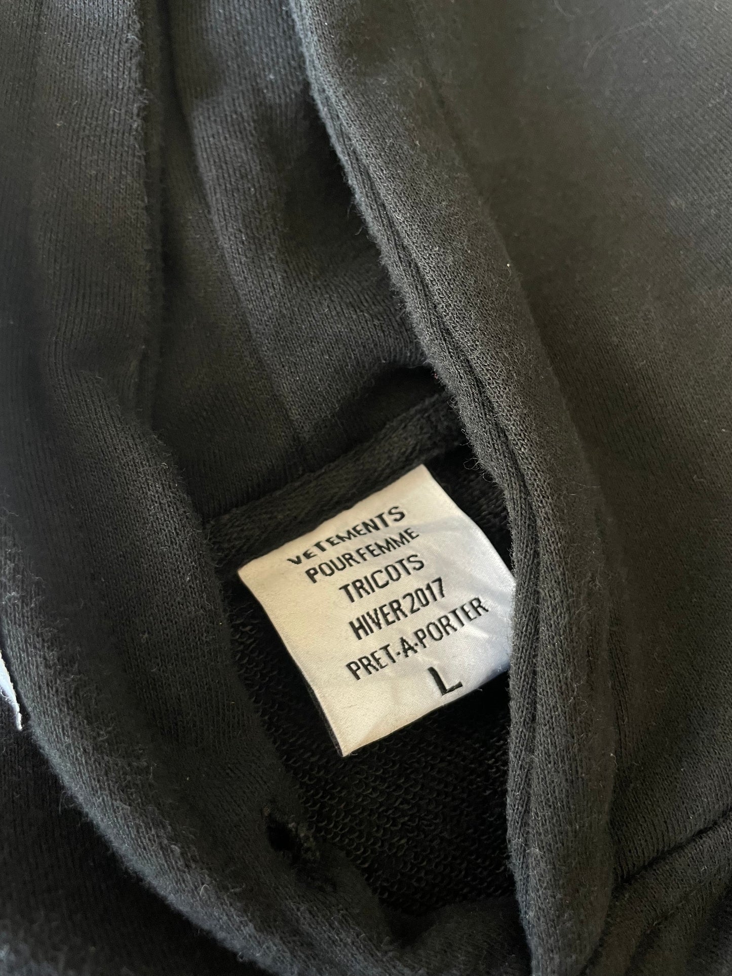 Vetements x Champion FW17 Hoodie