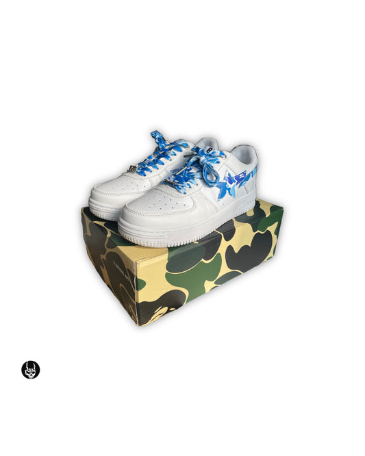 A Bathing Ape Bapesta White/Blue